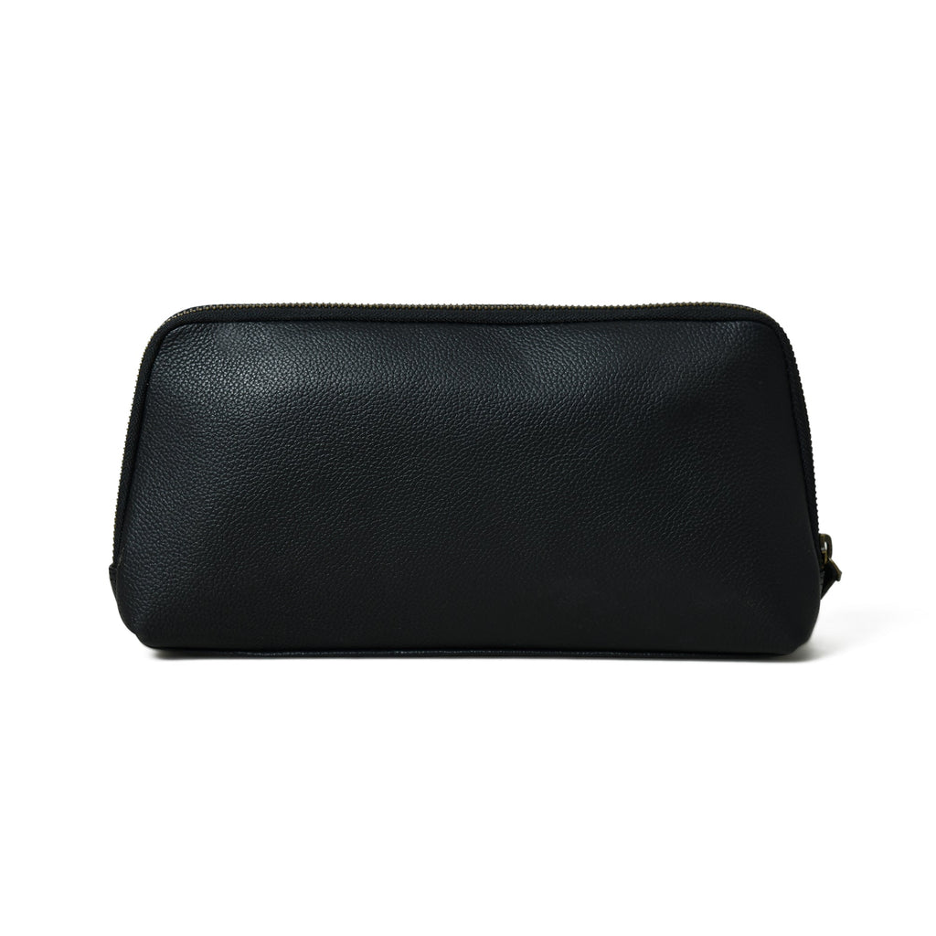 Classy Leather Bags Classic Black Leather Clutch SpadezStore