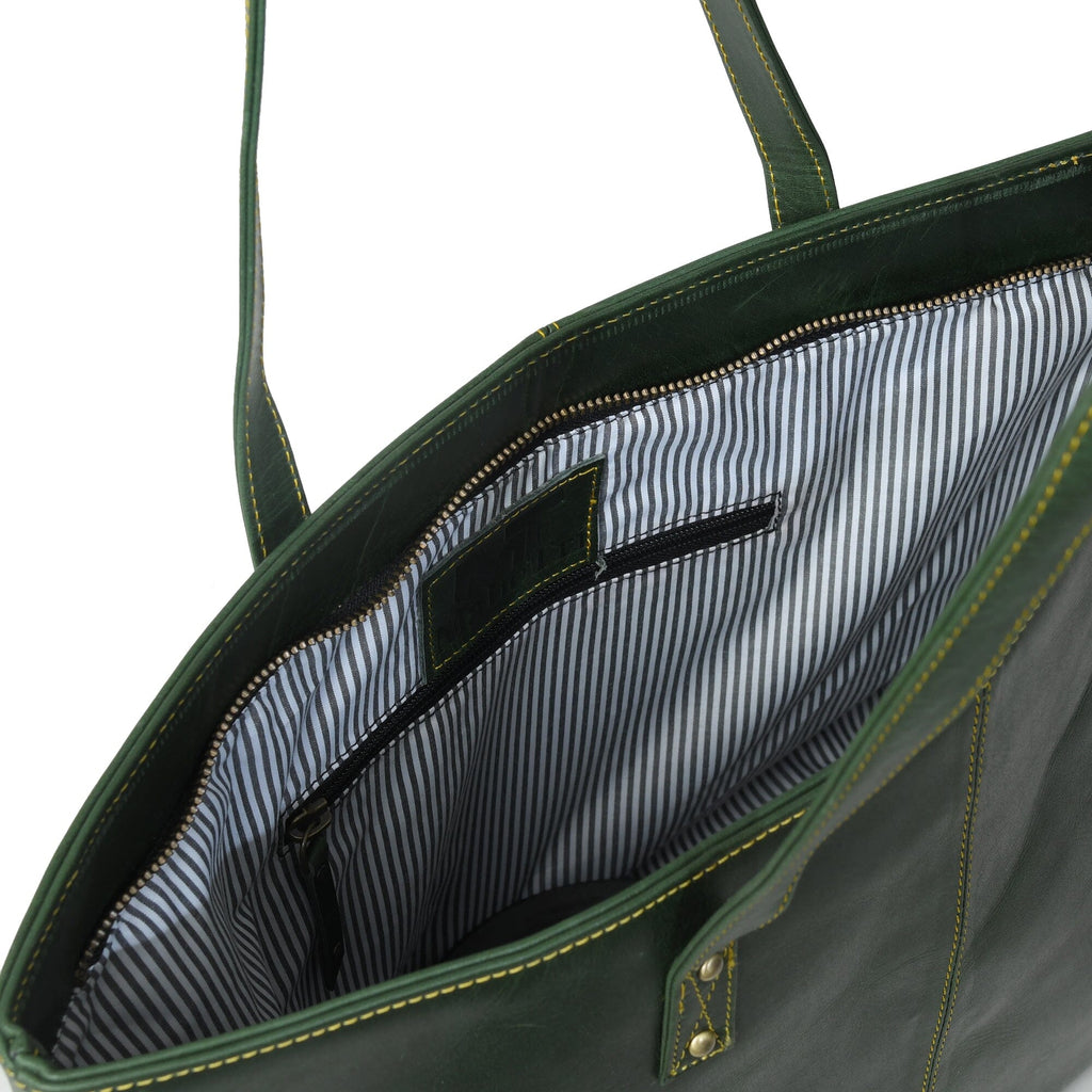 Classy Leather Bags Kim & Blair Combo - Green SpadezStore