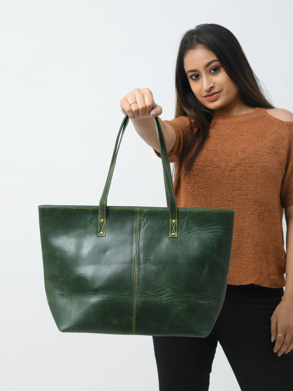 Classy Leather Bags Kim & Blair Combo - Green SpadezStore