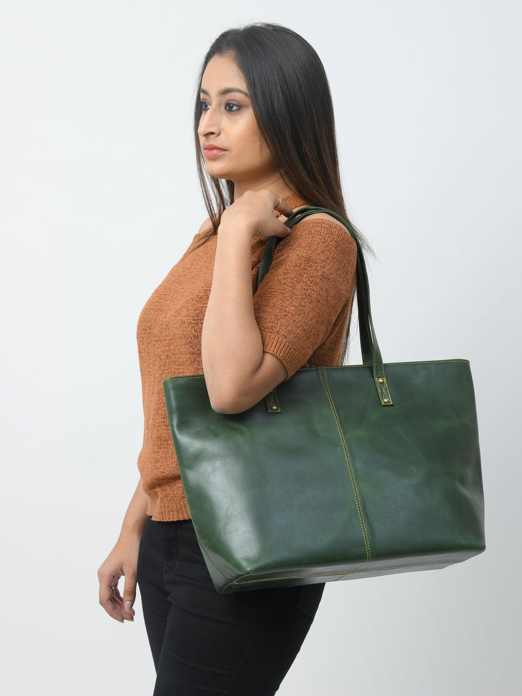 Classy Leather Bags Kim & Blair Combo - Green SpadezStore