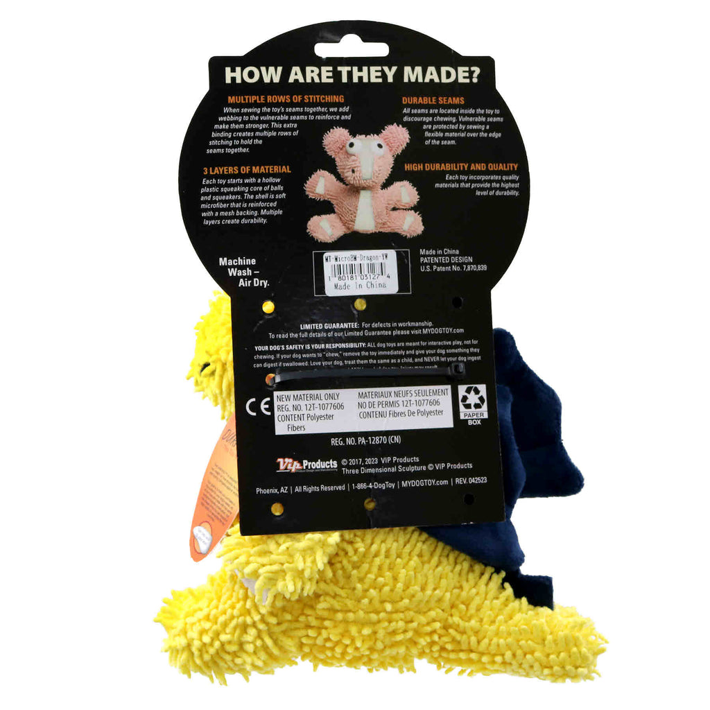 Mighty Microfiber Ball - Dragon - Yellow
