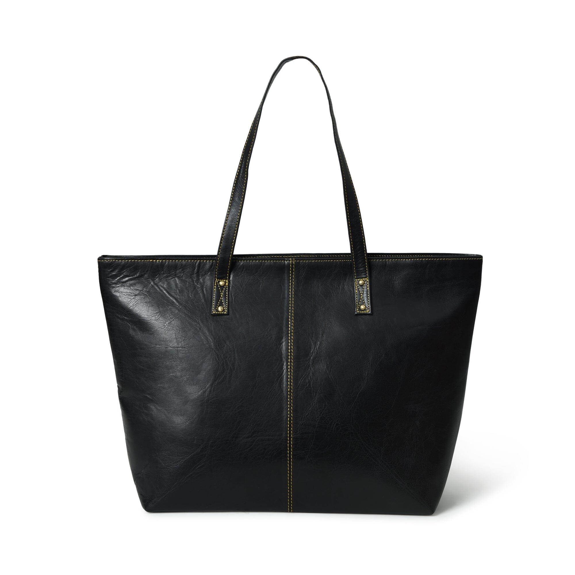 Classy Leather Bags The Kim Tote Bag- Black SpadezStore
