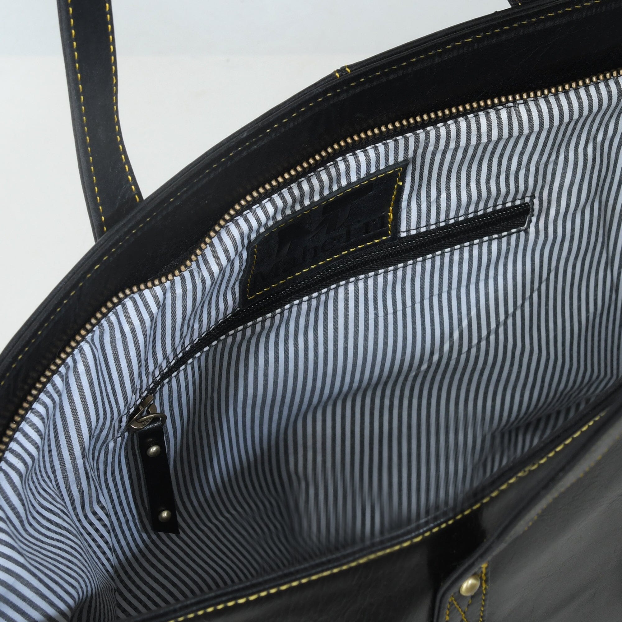 Classy Leather Bags The Kim Tote Bag- Black SpadezStore