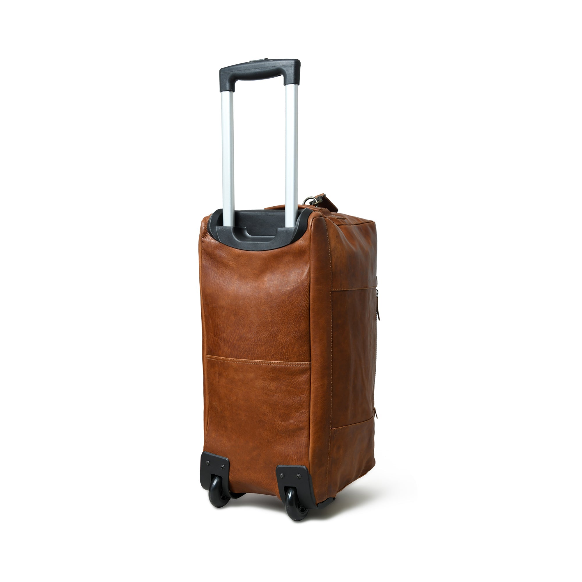 Classy Leather Bags Harbor Leather Trolly Carry-On SpadezStore