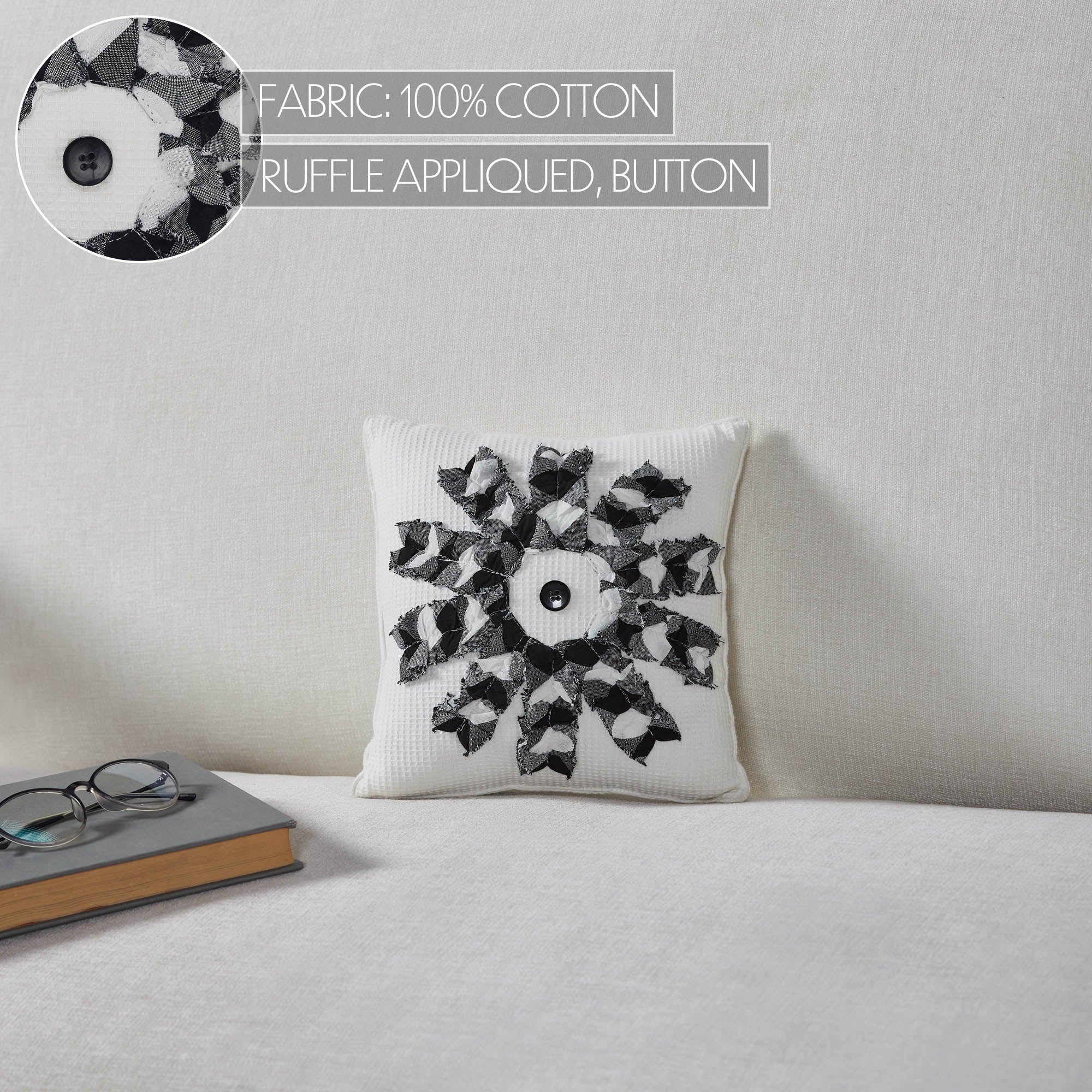 Finders Keepers Windmill Blades Pillow 9x9 SpadezStore