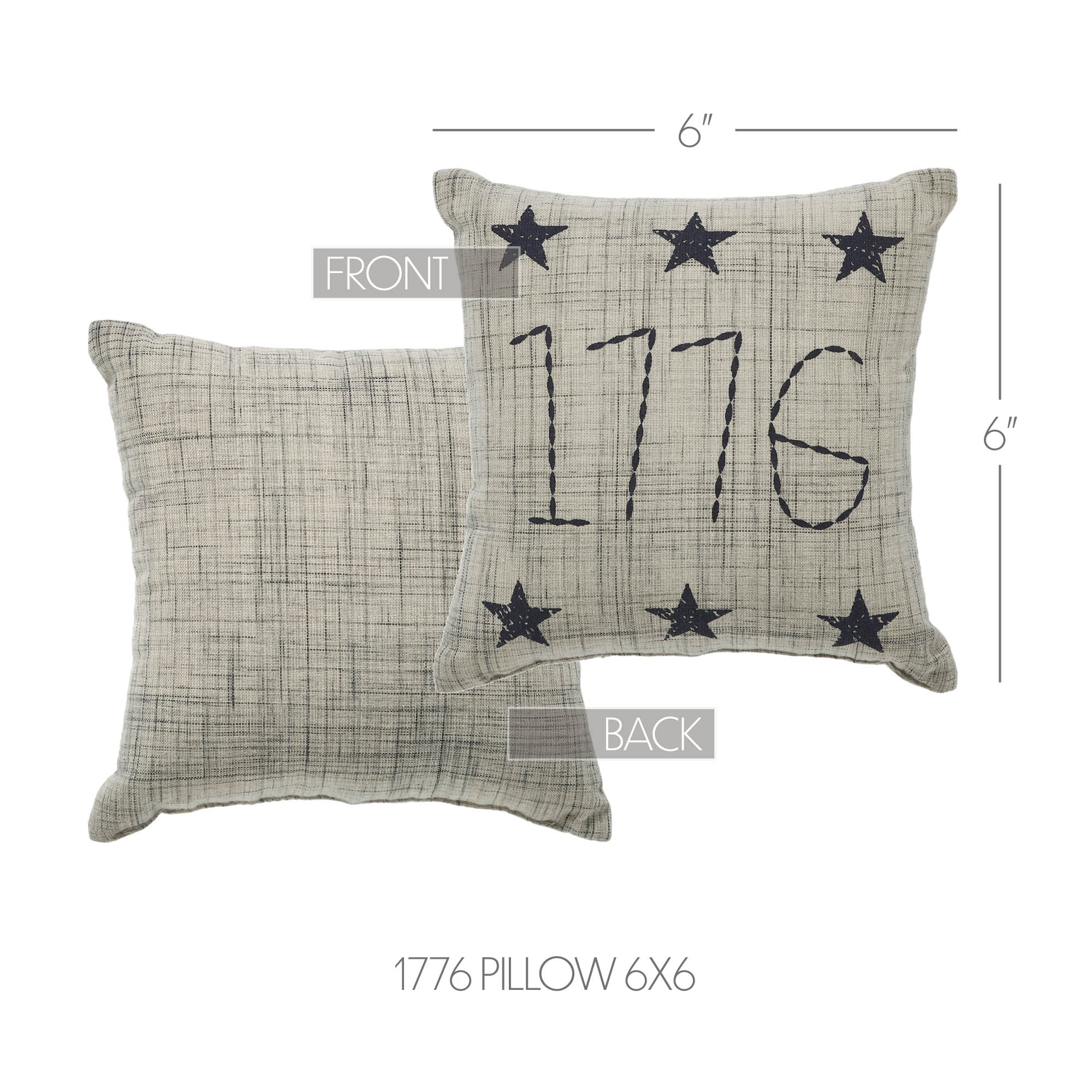 My Country 1776 Pillow 6x6 SpadezStore