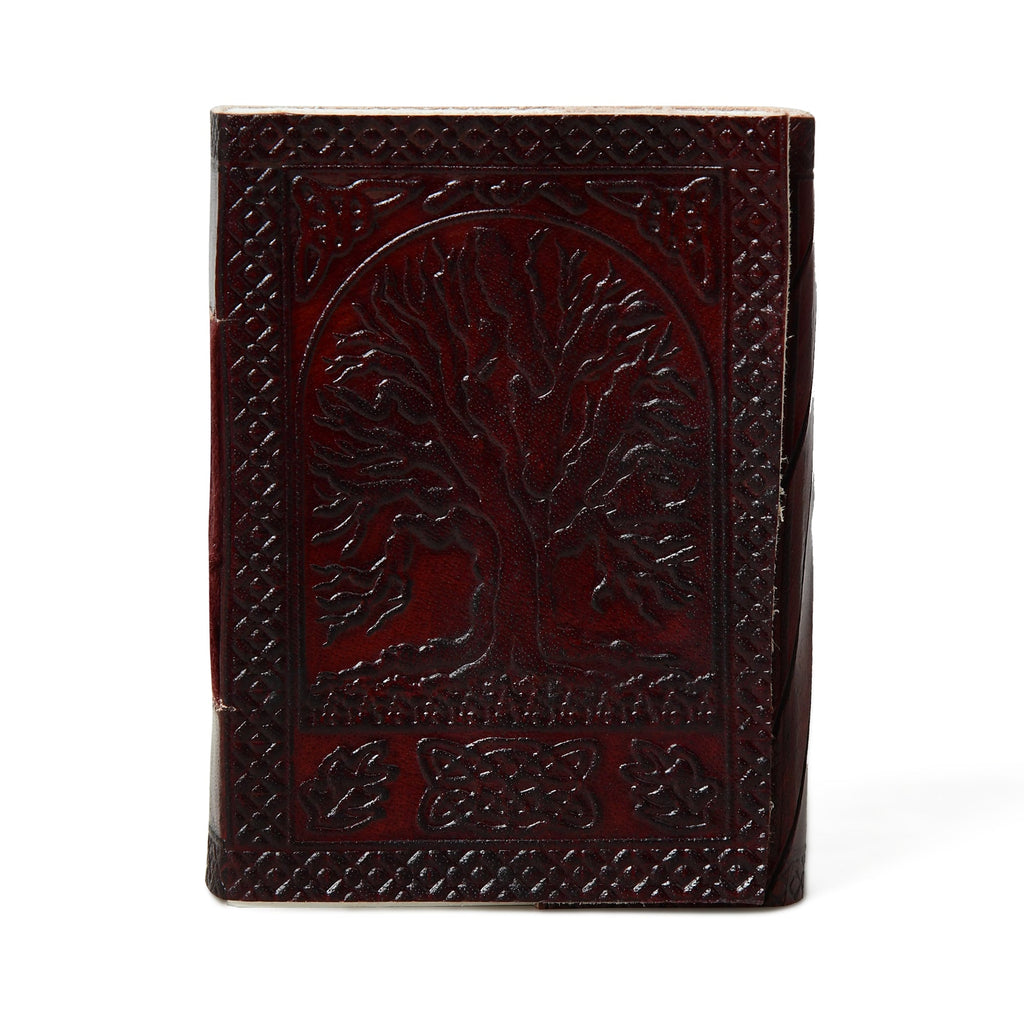 Classy Leather Bags Nature's Wisdom Leather Journal SpadezStore