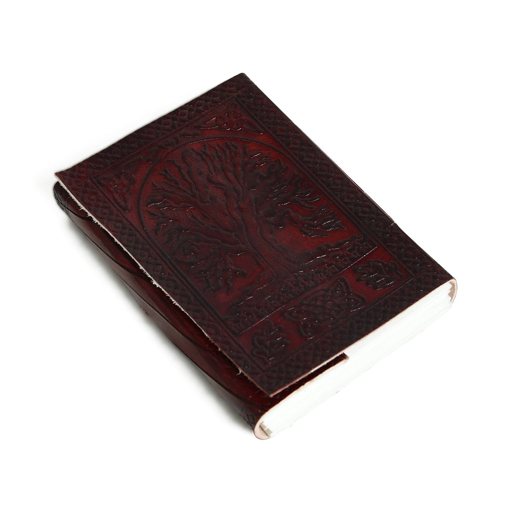 Classy Leather Bags Nature's Wisdom Leather Journal SpadezStore