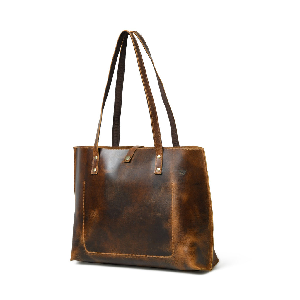 Classy Leather Bags Buffalo Terry Tote SpadezStore