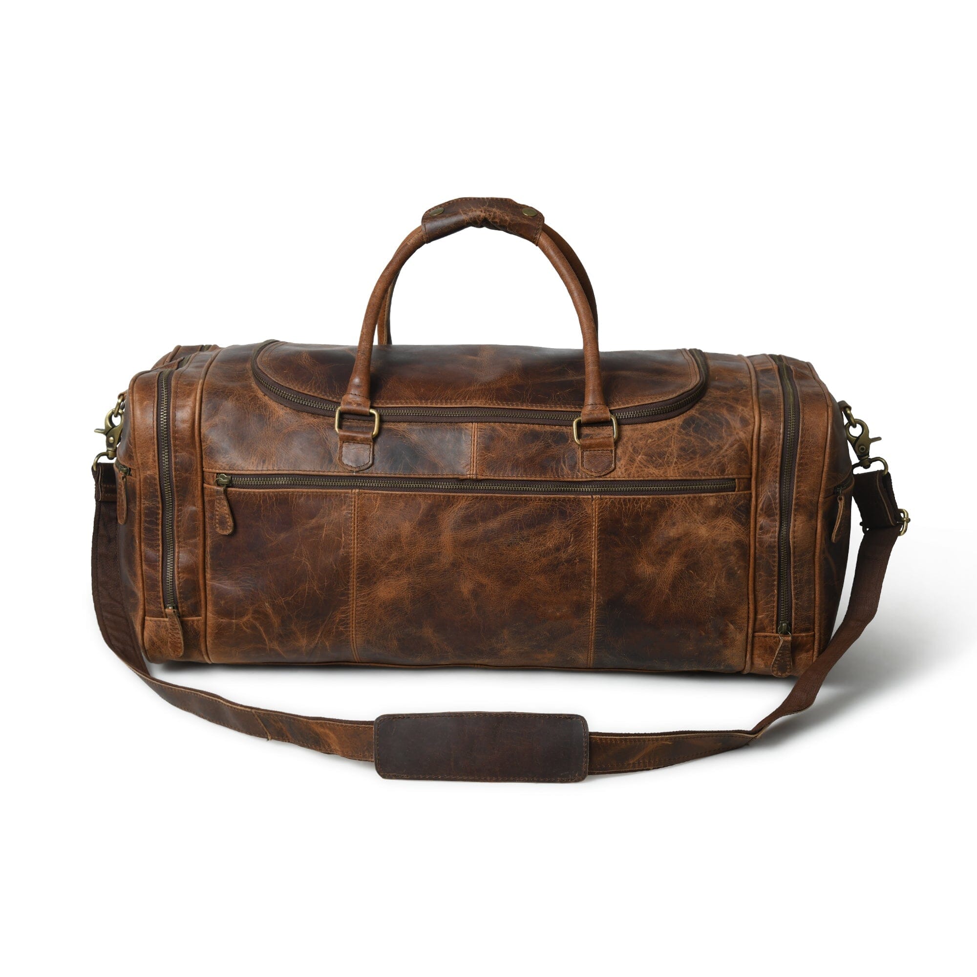 Classy Leather Bags Cohen Buffalo Weekender Duffle SpadezStore