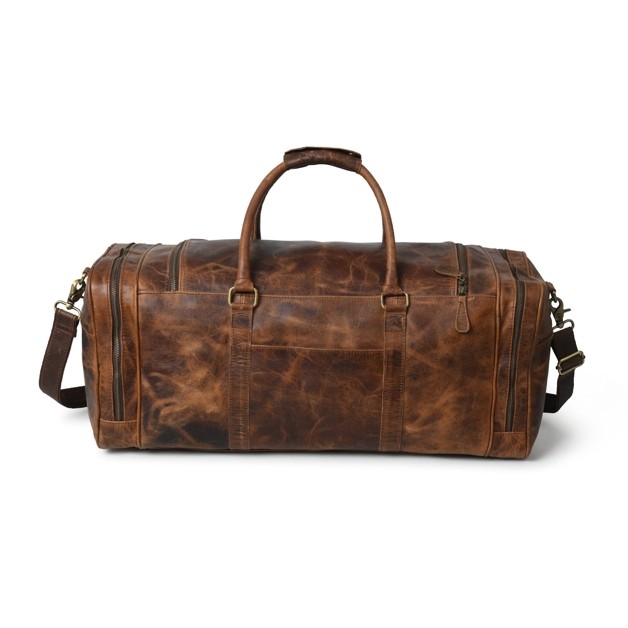 Classy Leather Bags Cohen Buffalo Weekender Duffle SpadezStore