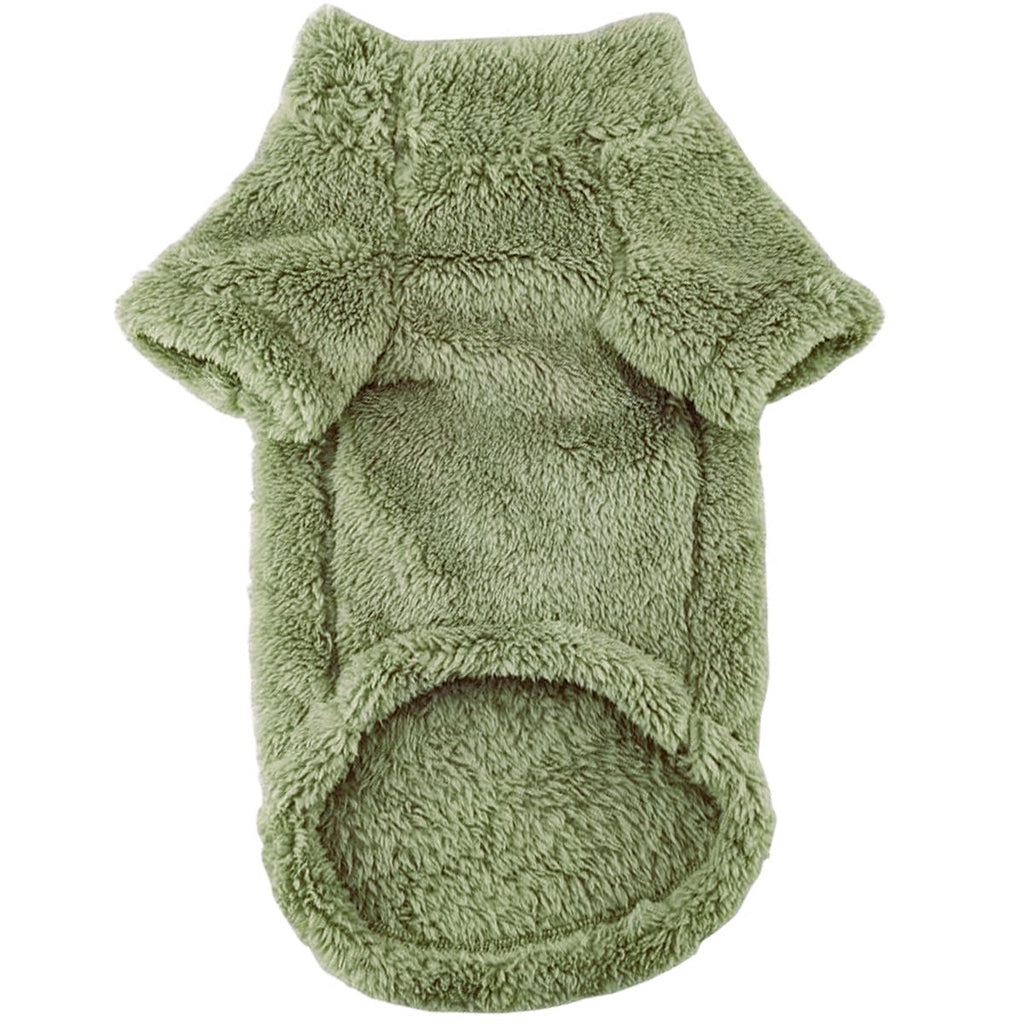 Doggie Design Soft Plush Pullover - Moss Green SpadezStore