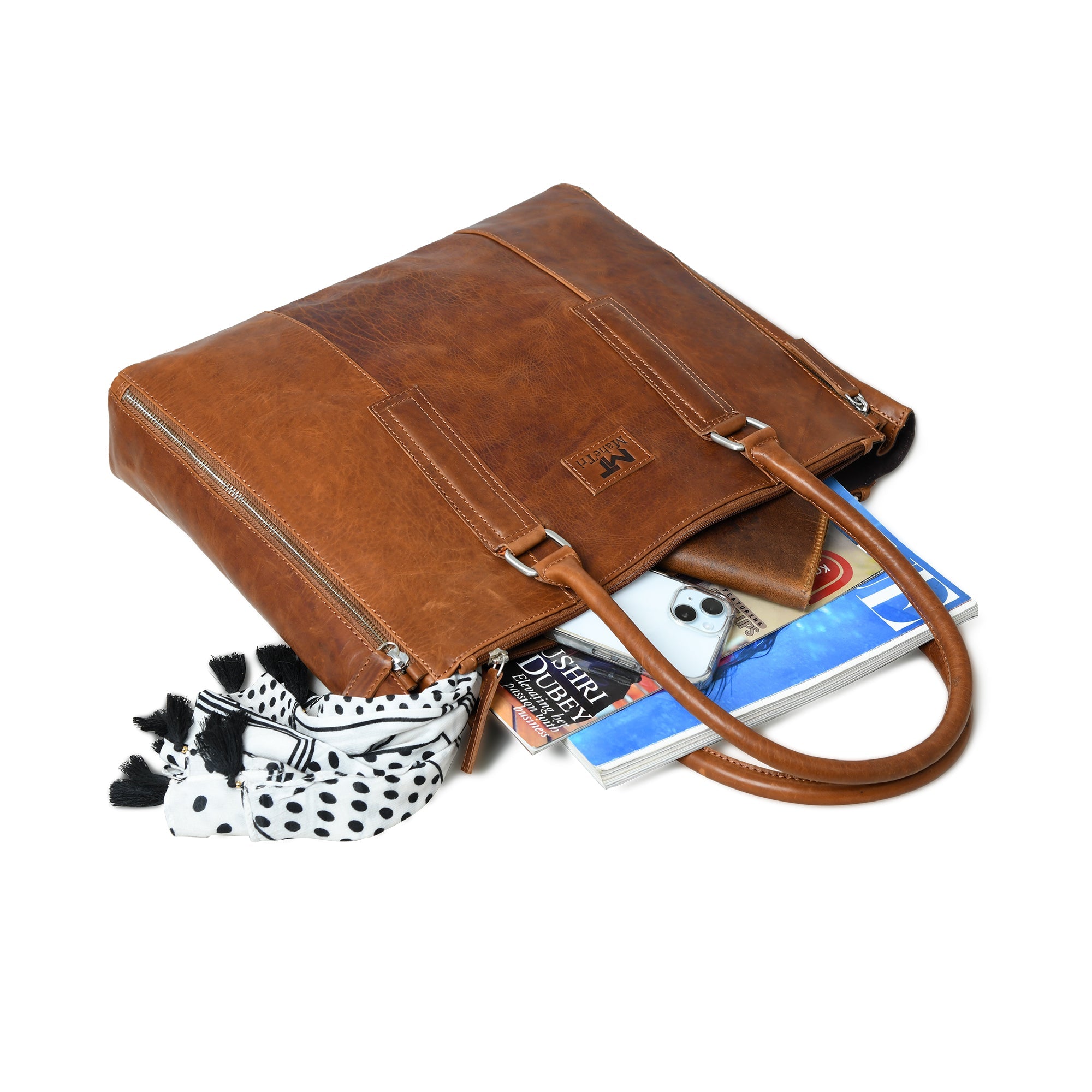 Classy Leather Bags Business Hour Tote SpadezStore