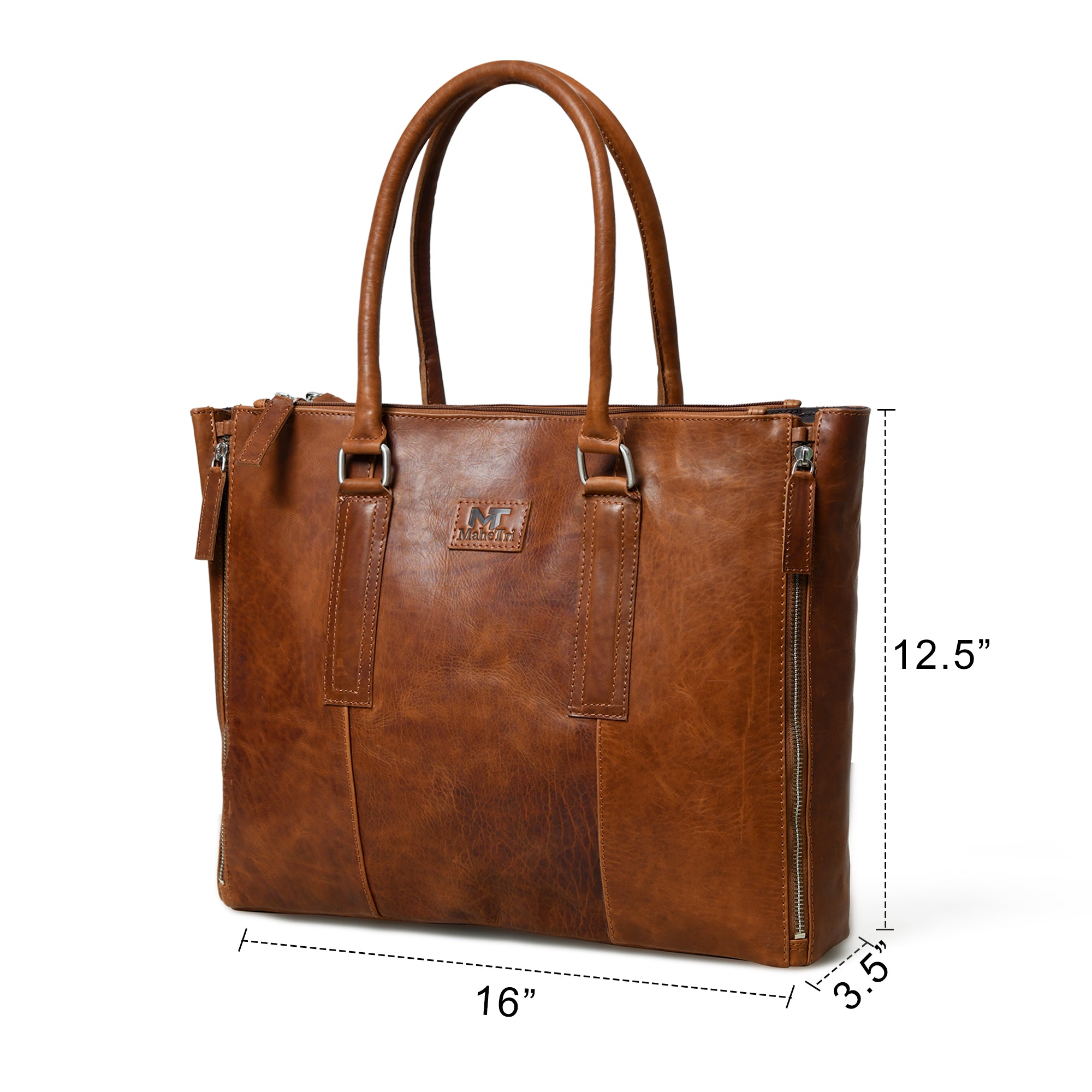 Classy Leather Bags Business Hour Tote SpadezStore