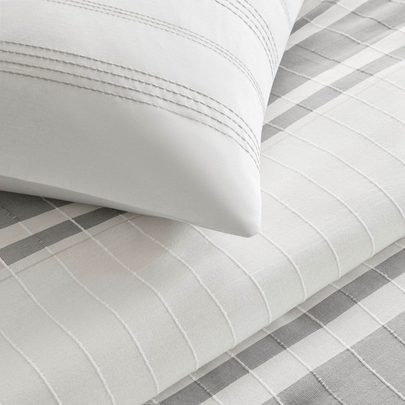 Harbor House Blue Morgan 5 Piece Cotton Jaquard Duvet Set SpadezStore