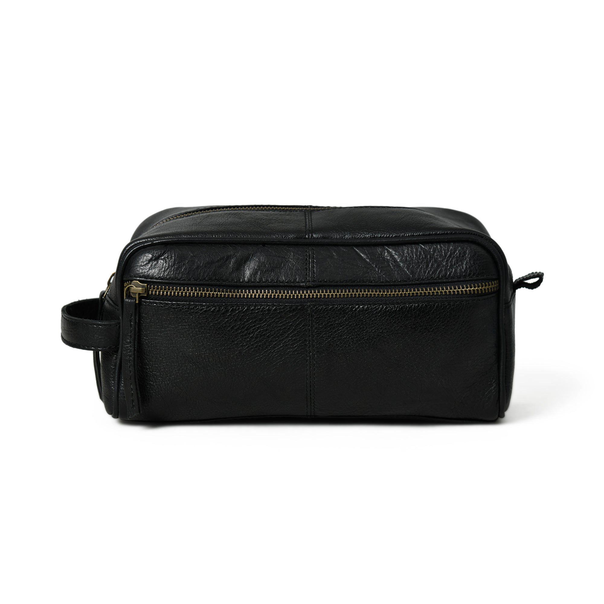Classy Leather Bags Midnight Deluxe Toiletry Bag -Single Section SpadezStore