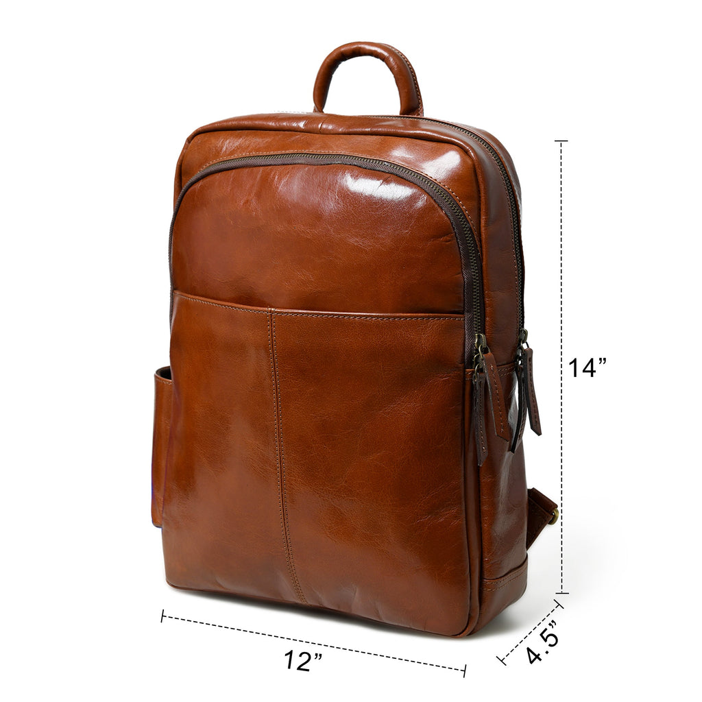 Classy Leather Bags Luxury Italian Leather Backpack, TanClassy Leather Bags SpadezStore