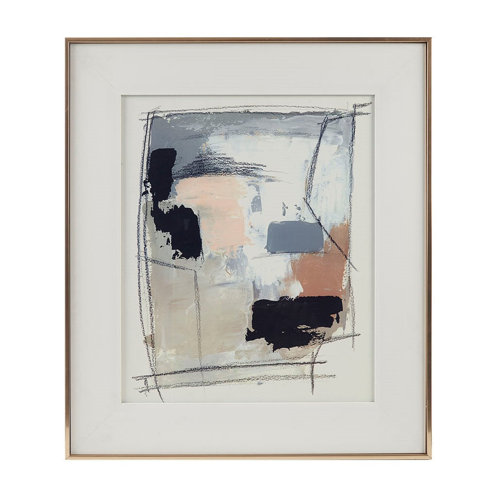 Madison Park Abstract Reveal Framed Glass and Gallery Matted Wall Art SpadezStore
