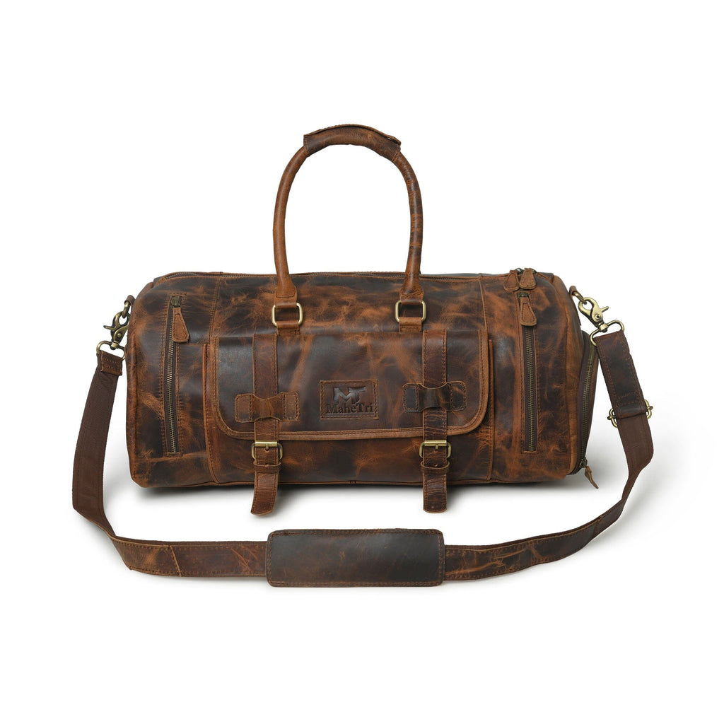 Classy Leather Bags Sinclair Buffalo Duffle SpadezStore