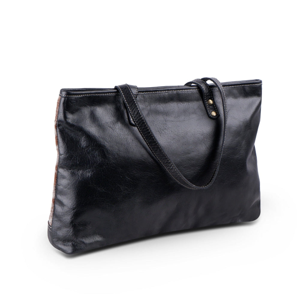 Classy Leather Bags Blake Cowhide Tote Bag SpadezStore