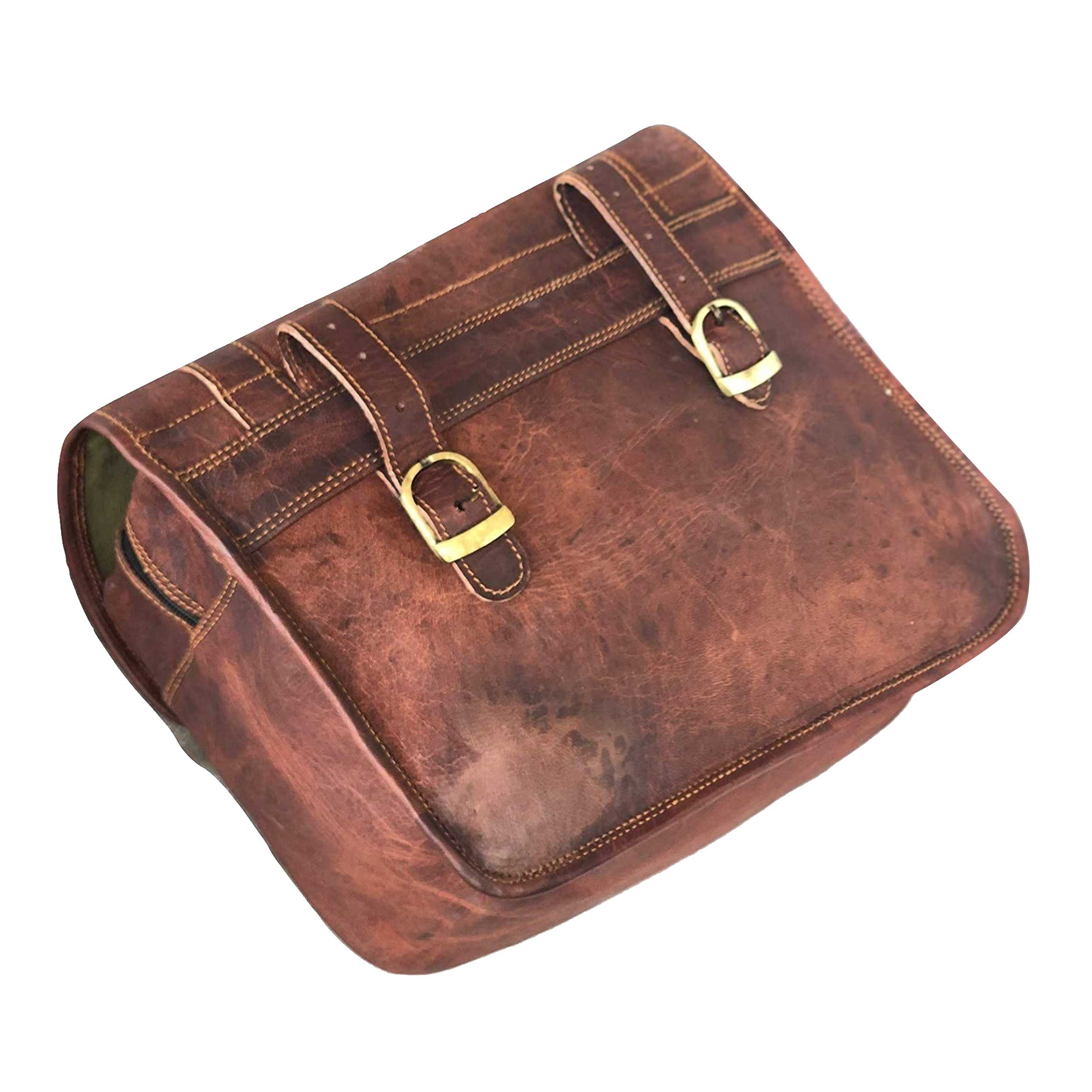 Classy Leather Bags Traveler's Touring Bike Bag SpadezStore