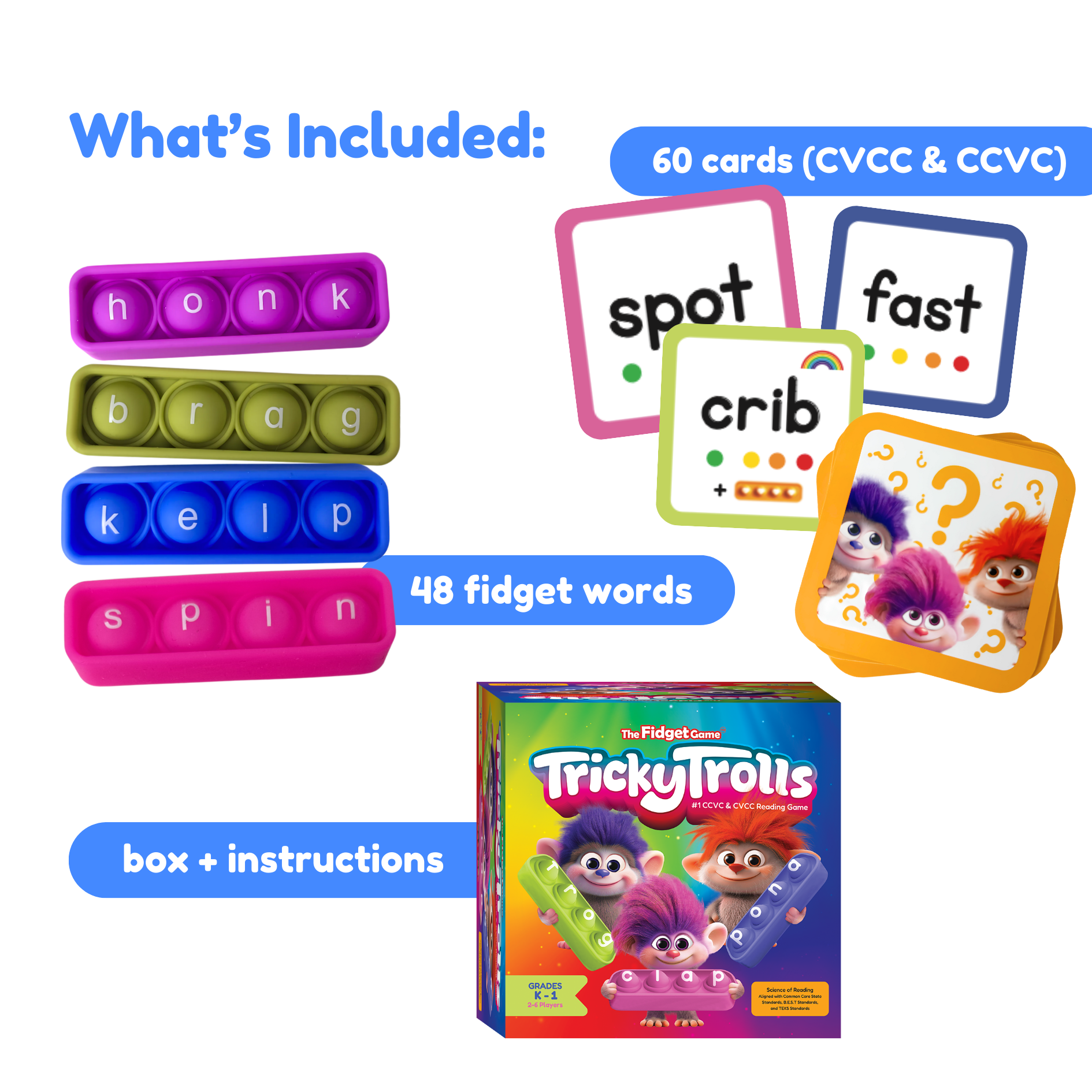 The Fidget Games Tricky Trolls SpadezStore