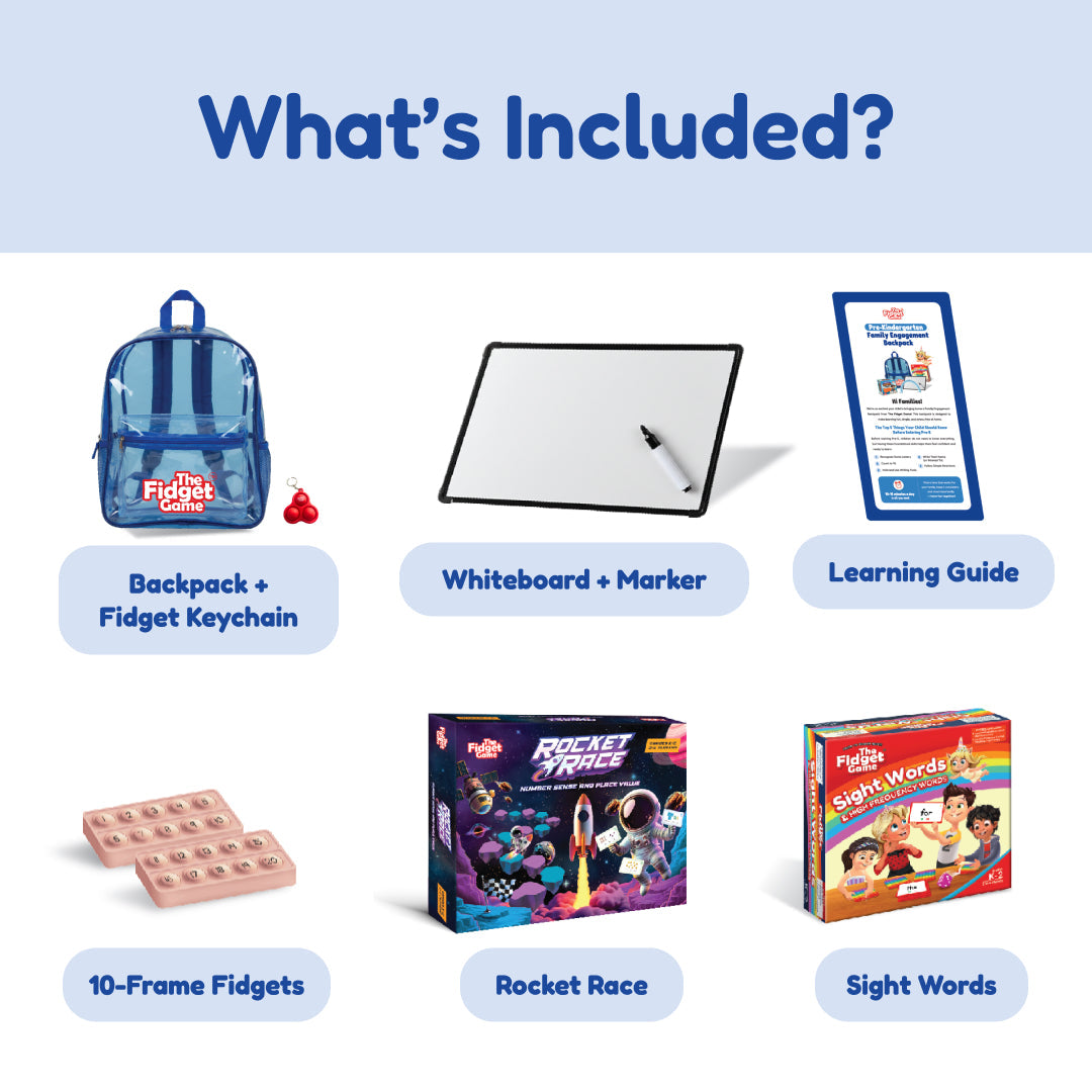 The Fidget Games Grades 1-2 Readiness Backpack