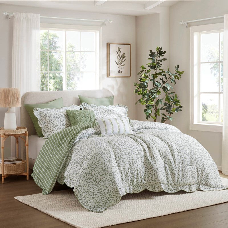 Madison Park Darcy 5 Piece Print Comforter Set SpadezStore