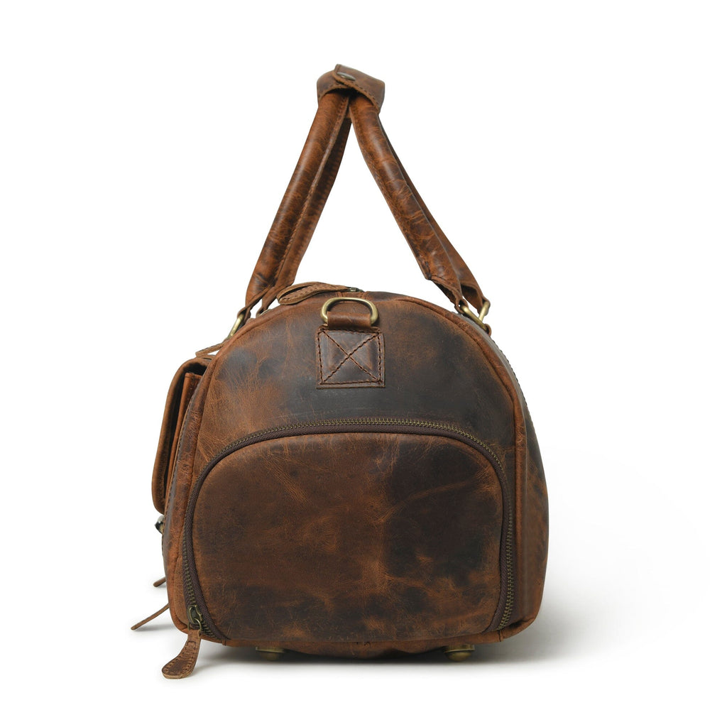 Classy Leather Bags Sinclair Buffalo Duffle SpadezStore