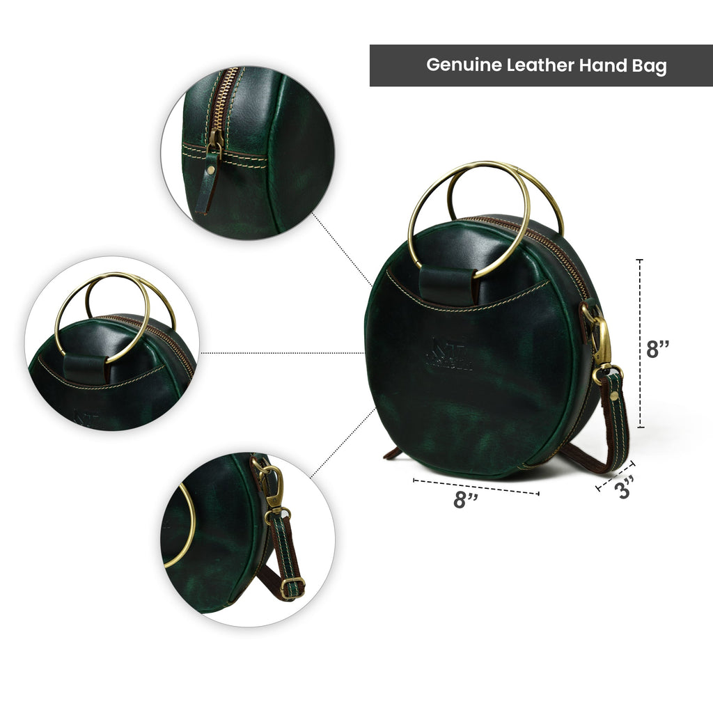 Classy Leather Bags Rosie Sling Circle Bag