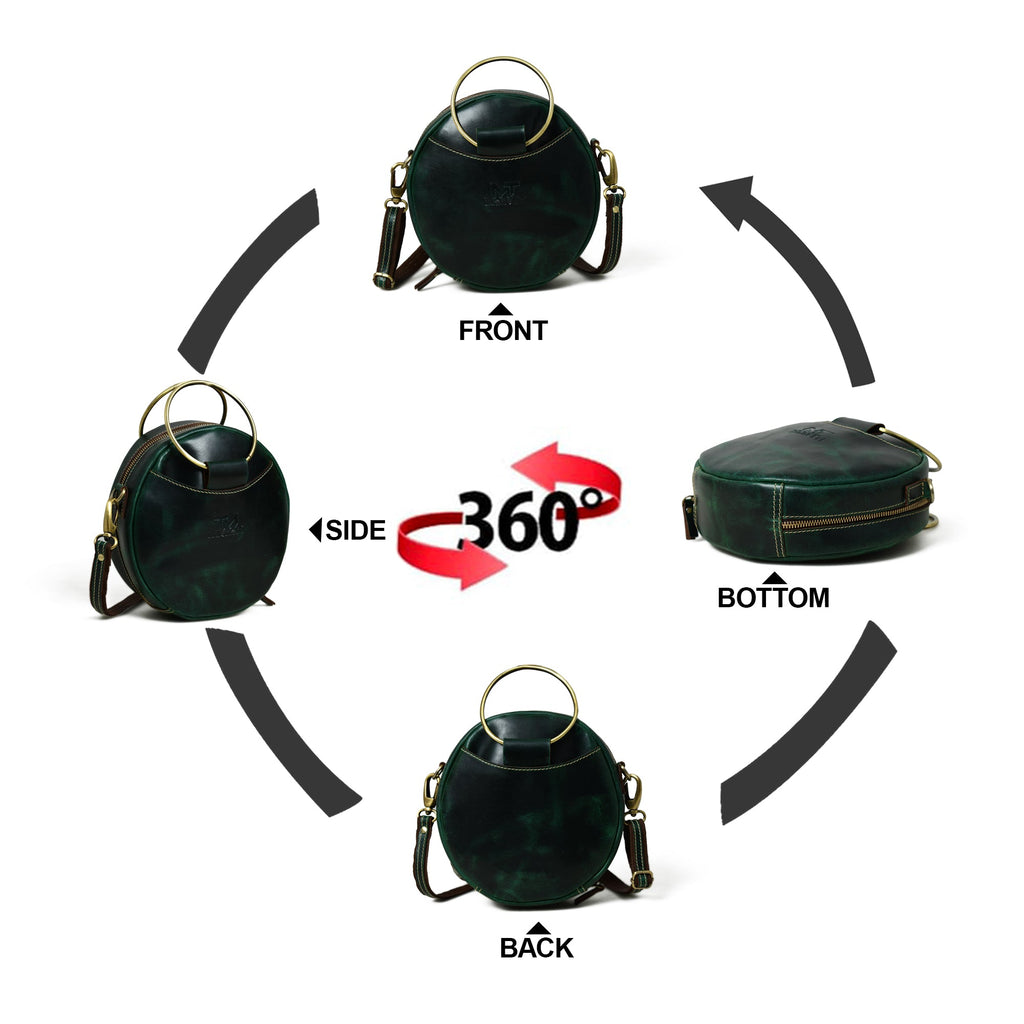 Classy Leather Bags Rosie Sling Circle Bag