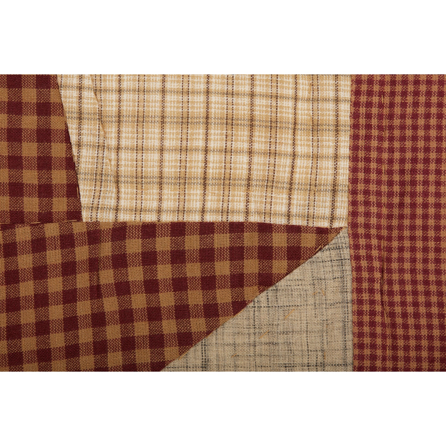 Abilene Star Quilted Placemat Set of 6 12x18 SpadezStore