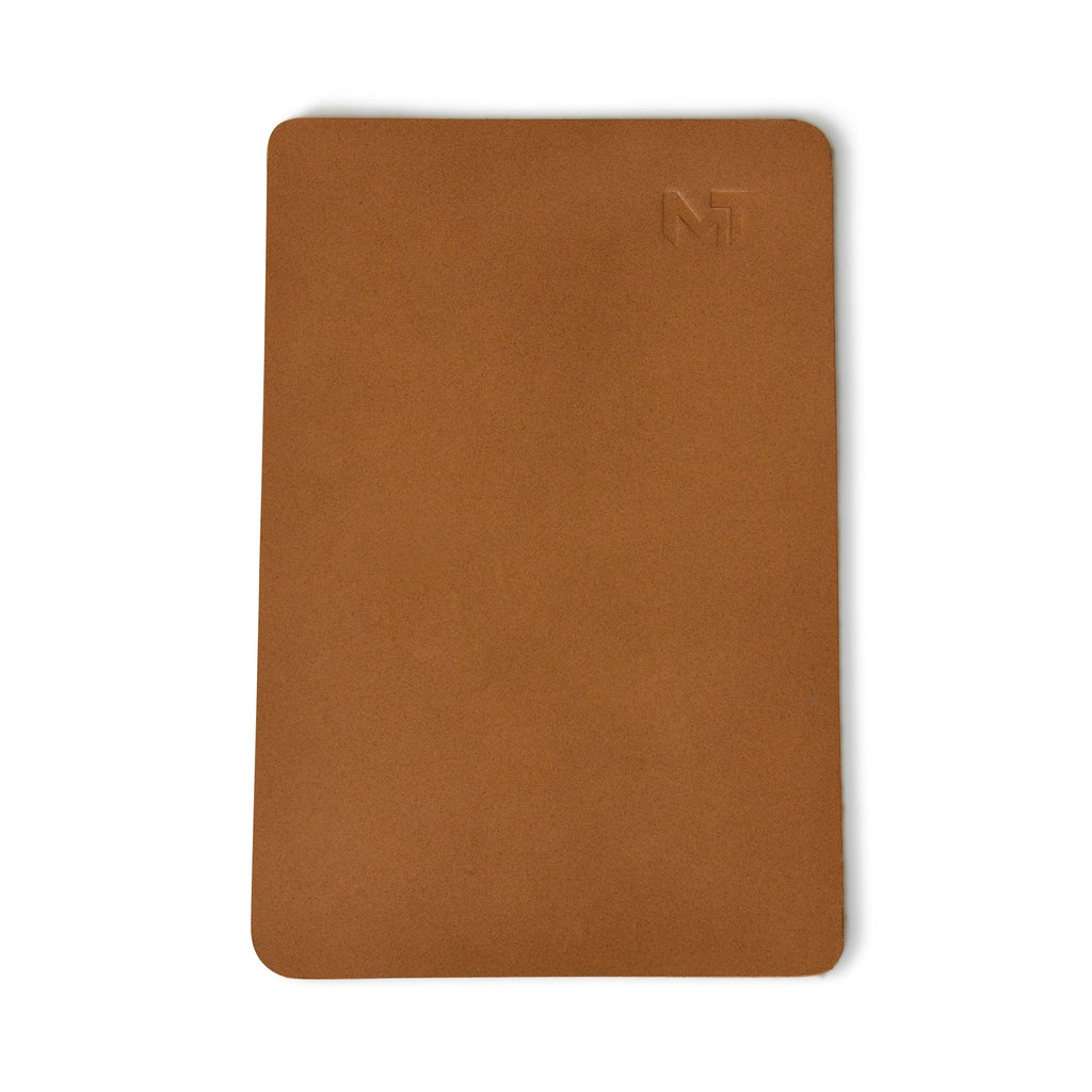 Classy Leather Bags Caramel Luxe Leather Desk Mat + Mouse Pad SpadezStore