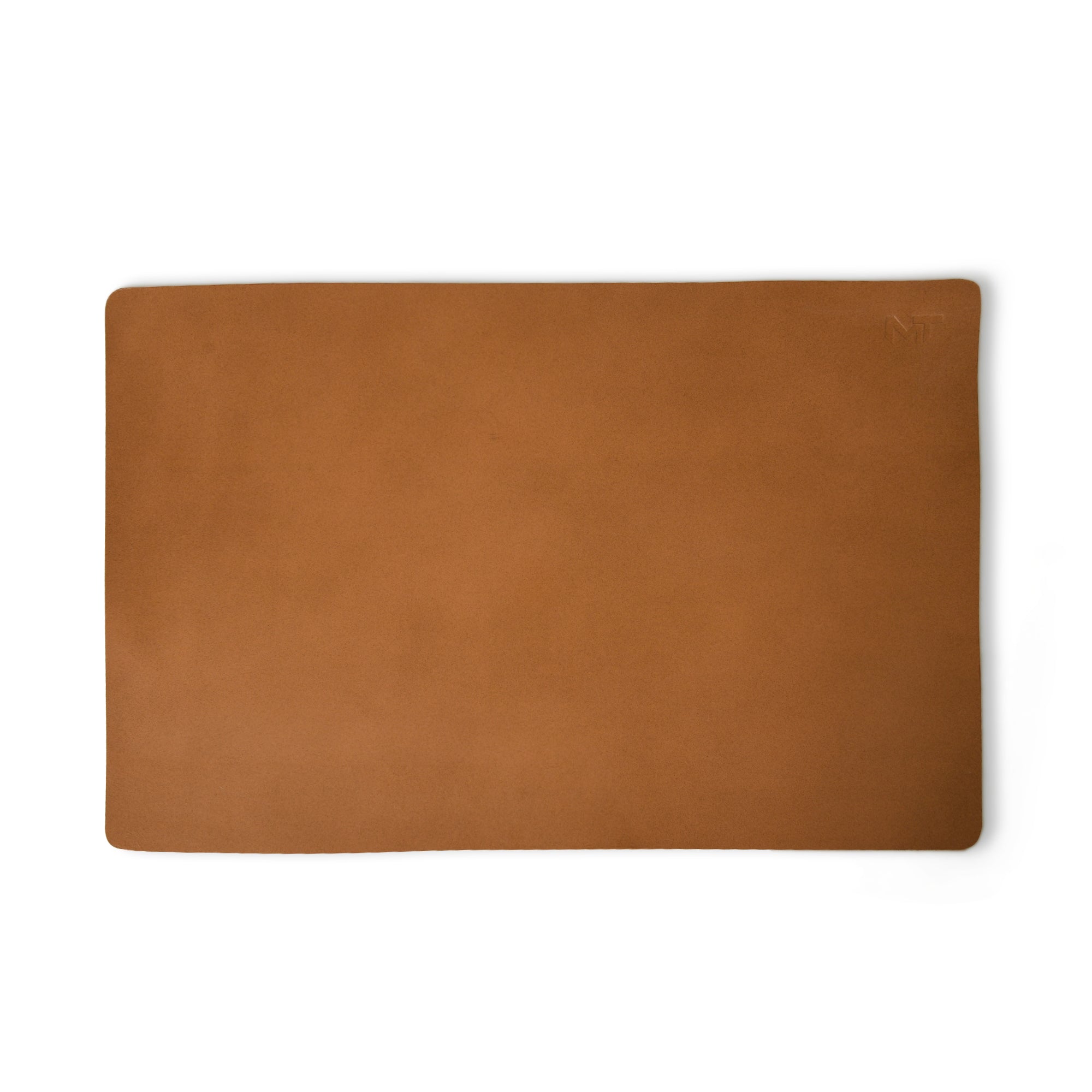 Classy Leather Bags Caramel Luxe Leather Desk Mat + Mouse Pad SpadezStore