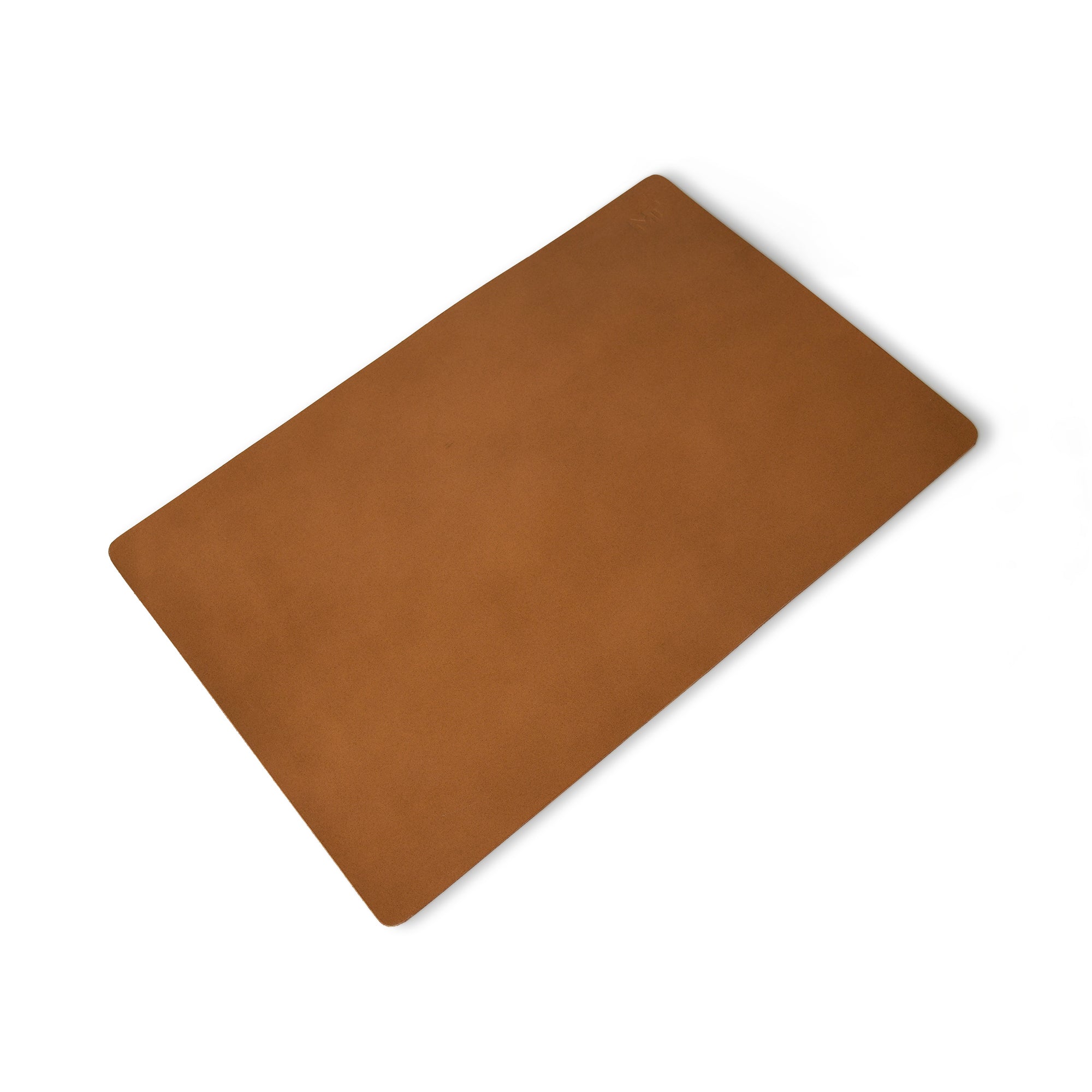 Classy Leather Bags Caramel Luxe Leather Desk Mat + Mouse Pad SpadezStore