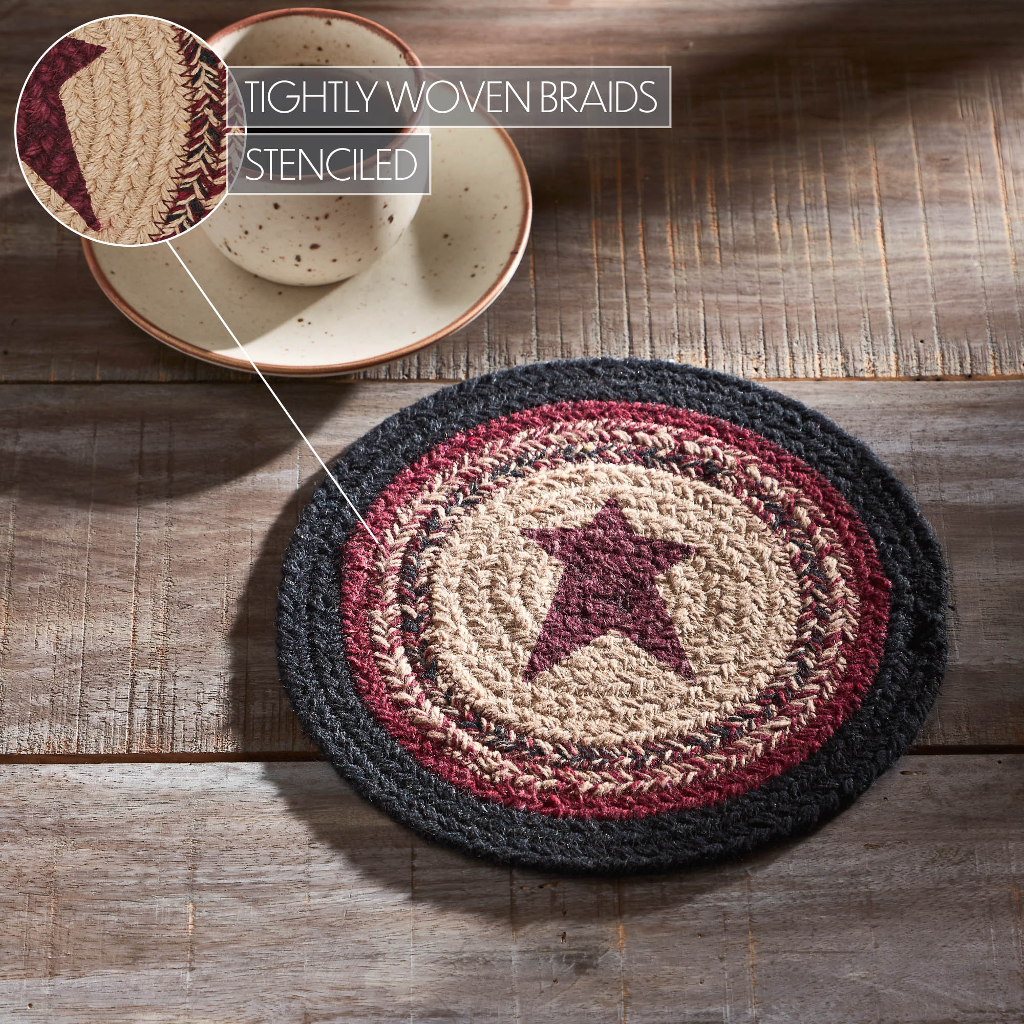 Connell Trivet Stencil Stars 8 inch Diameter SpadezStore