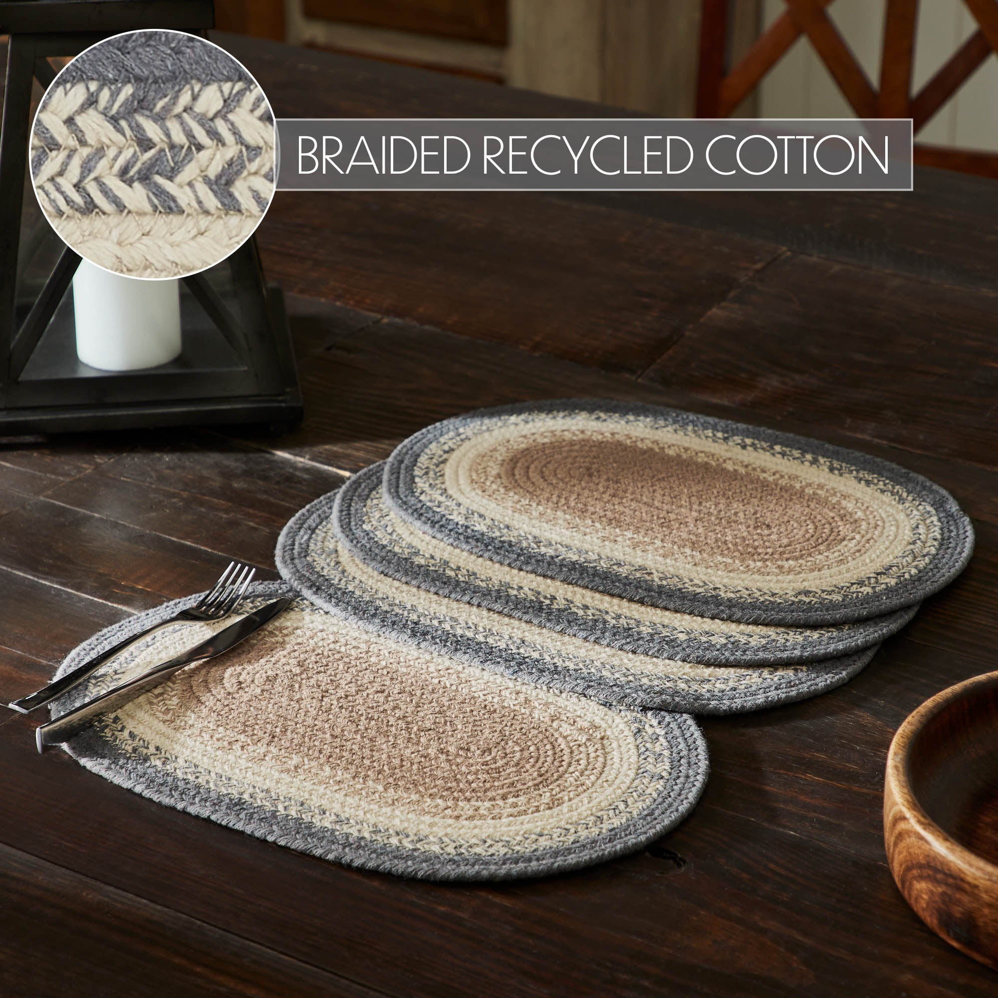 Finders Keepers Oval Placemat Set of 4 10x15 SpadezStore