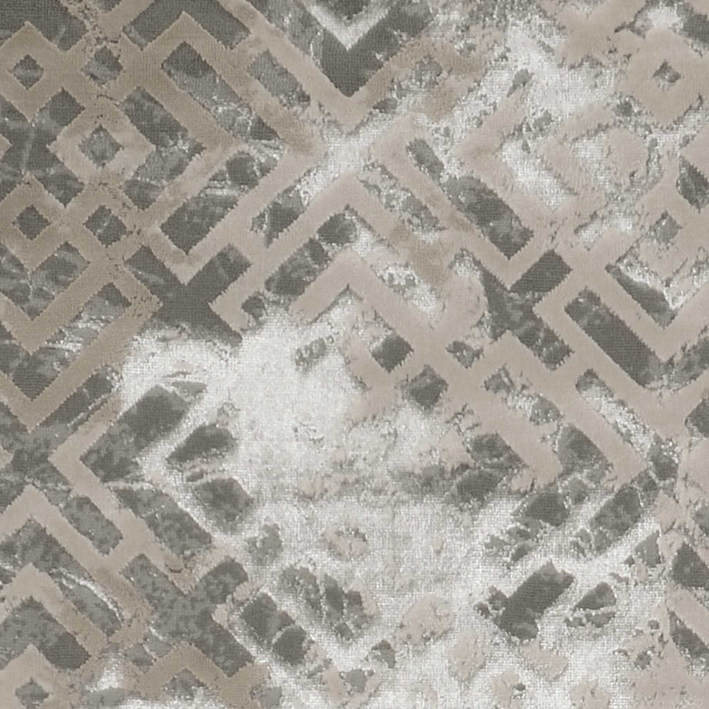 Sand and Light Blue Geometric Distressed Area Rug