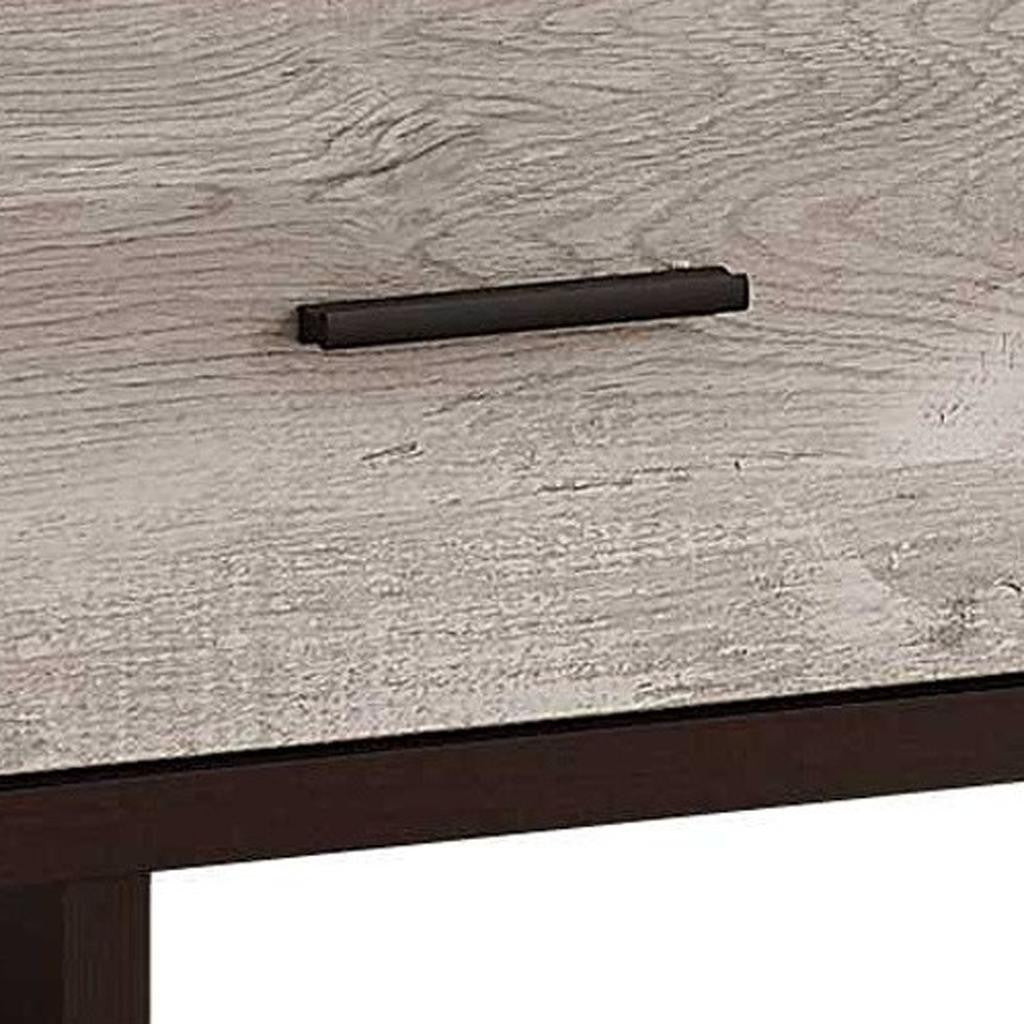 47" Wood Brown Cabinet Enclosed Storage TV Stand SpadezStore