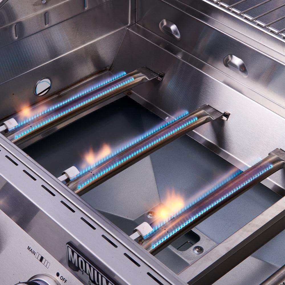 Monument Grills 35633 | Matte Blue Infrared Propane Gas Grill SpadezStore