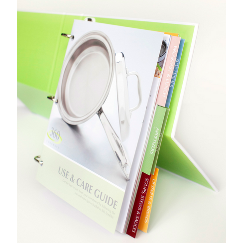 360 Cookware 360 Cookbook - Vapor Cooks Better! SpadezStore