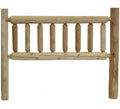 Natural Cedar Log Queen Headboard SpadezStore