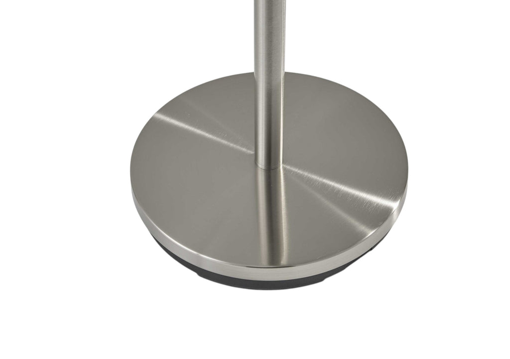 68" Brushed Steel Brushed Steel Coat Rack