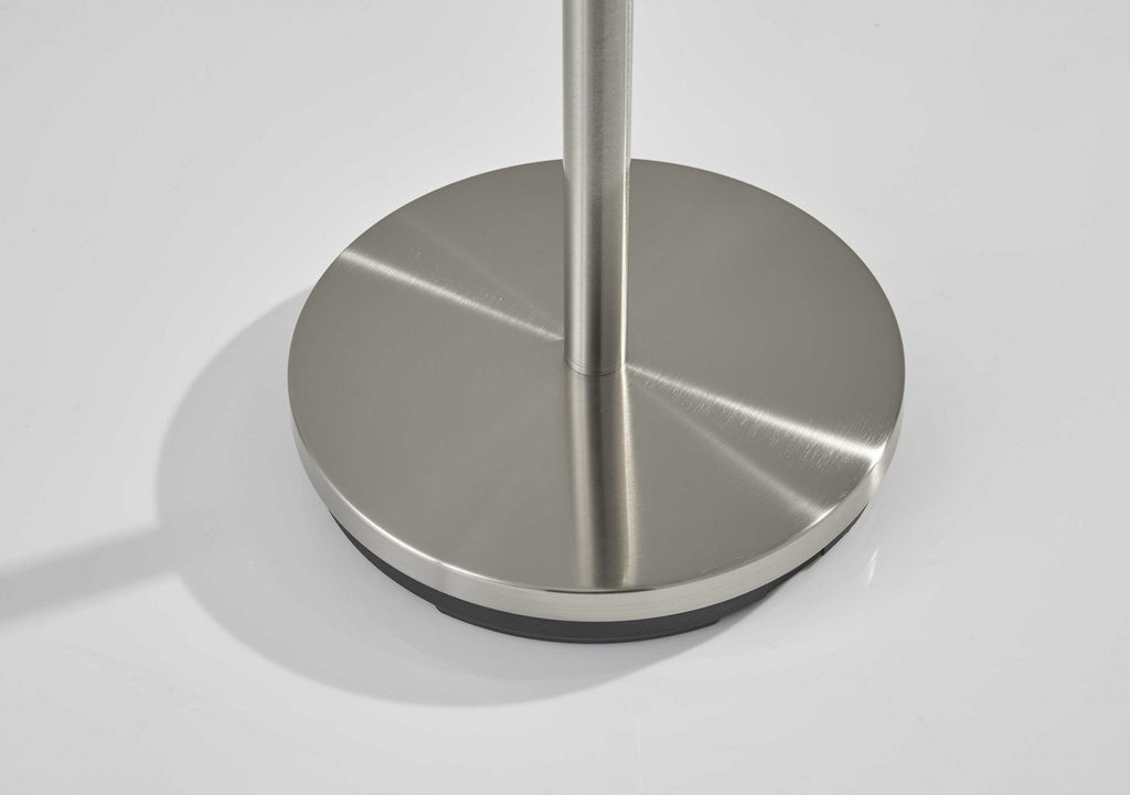 68" Brushed Steel Brushed Steel Coat Rack