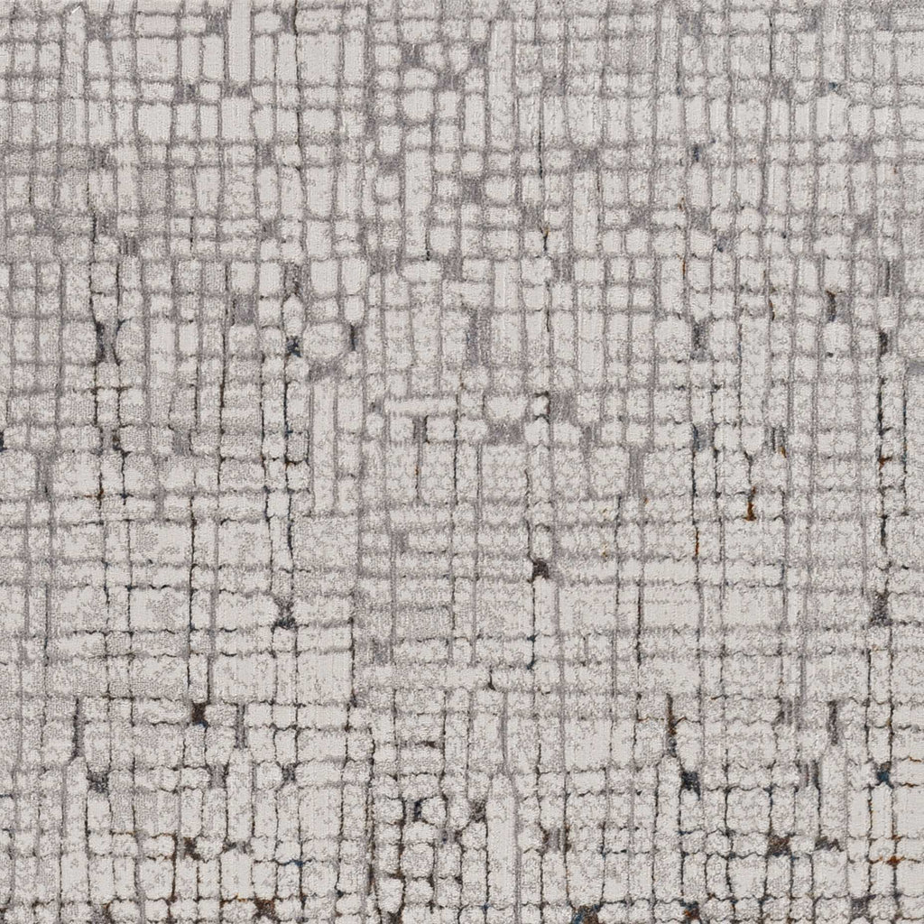 Gray and Black Abstract Area Rug