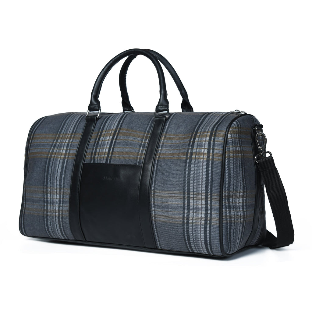 Classy Leather Bags The Highlander Plaid Duffle Bag