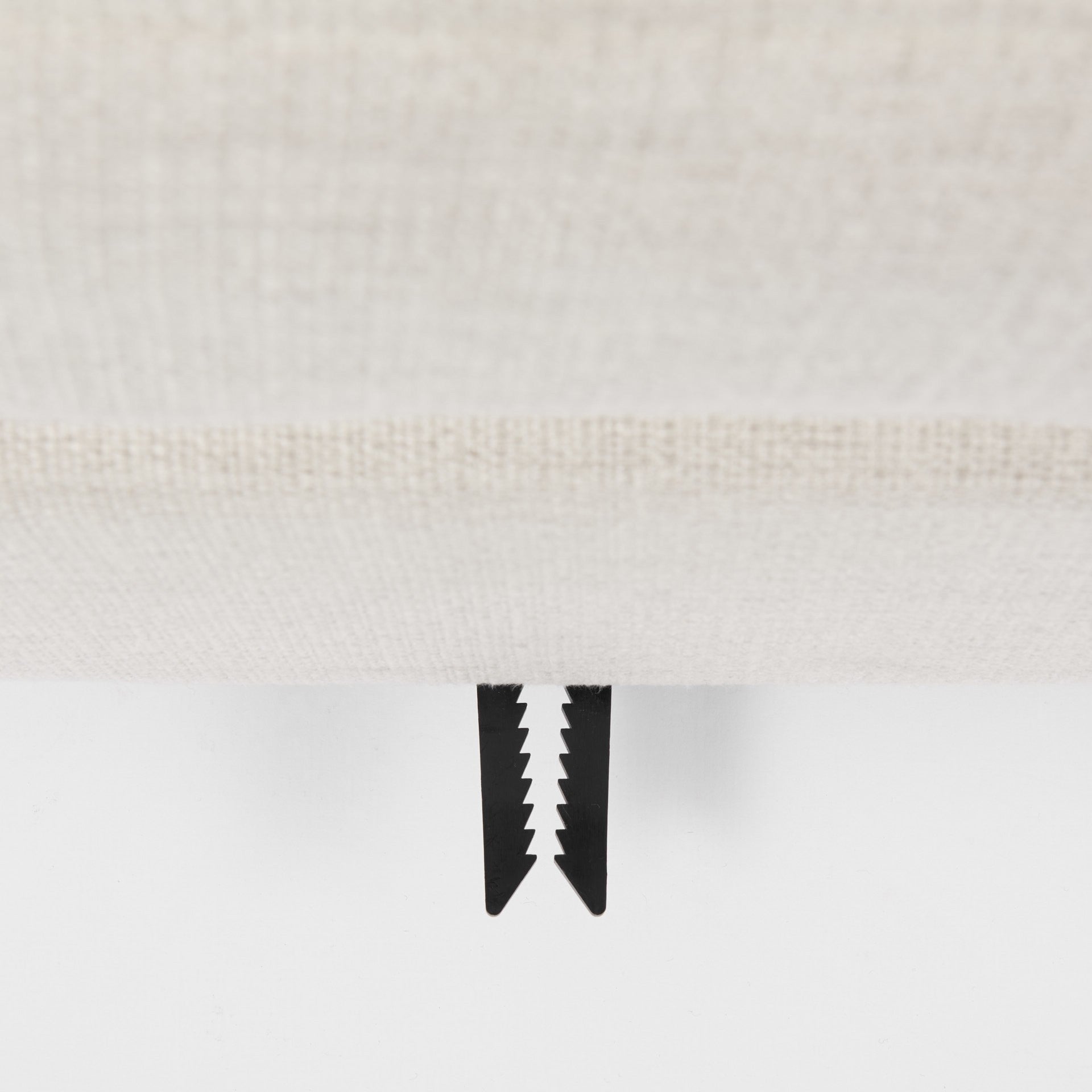 39" Beige Fabric and Brown Cocktail Ottoman SpadezStore