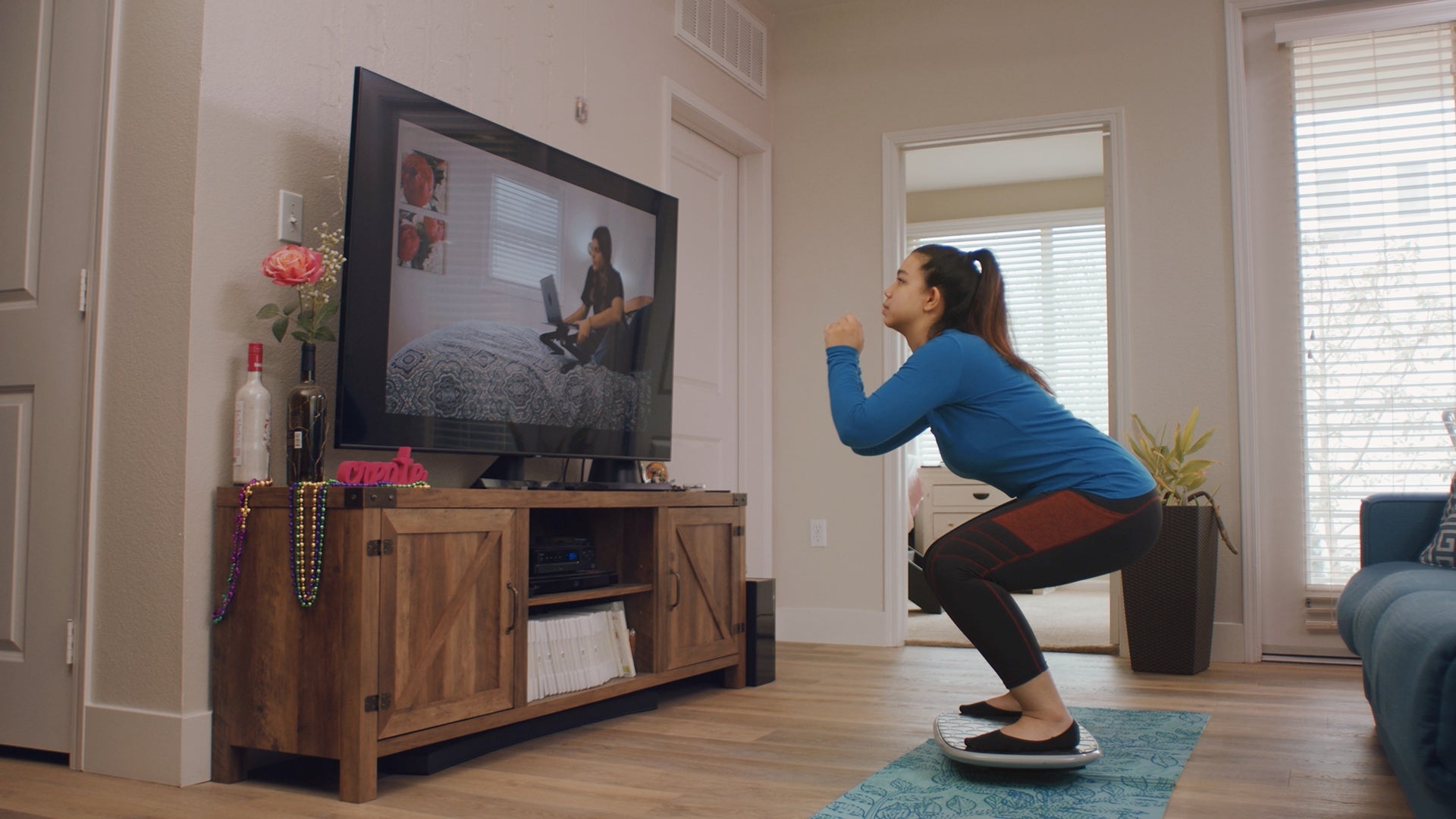 Black and White Active Standing Desk Balance Board SpadezStore