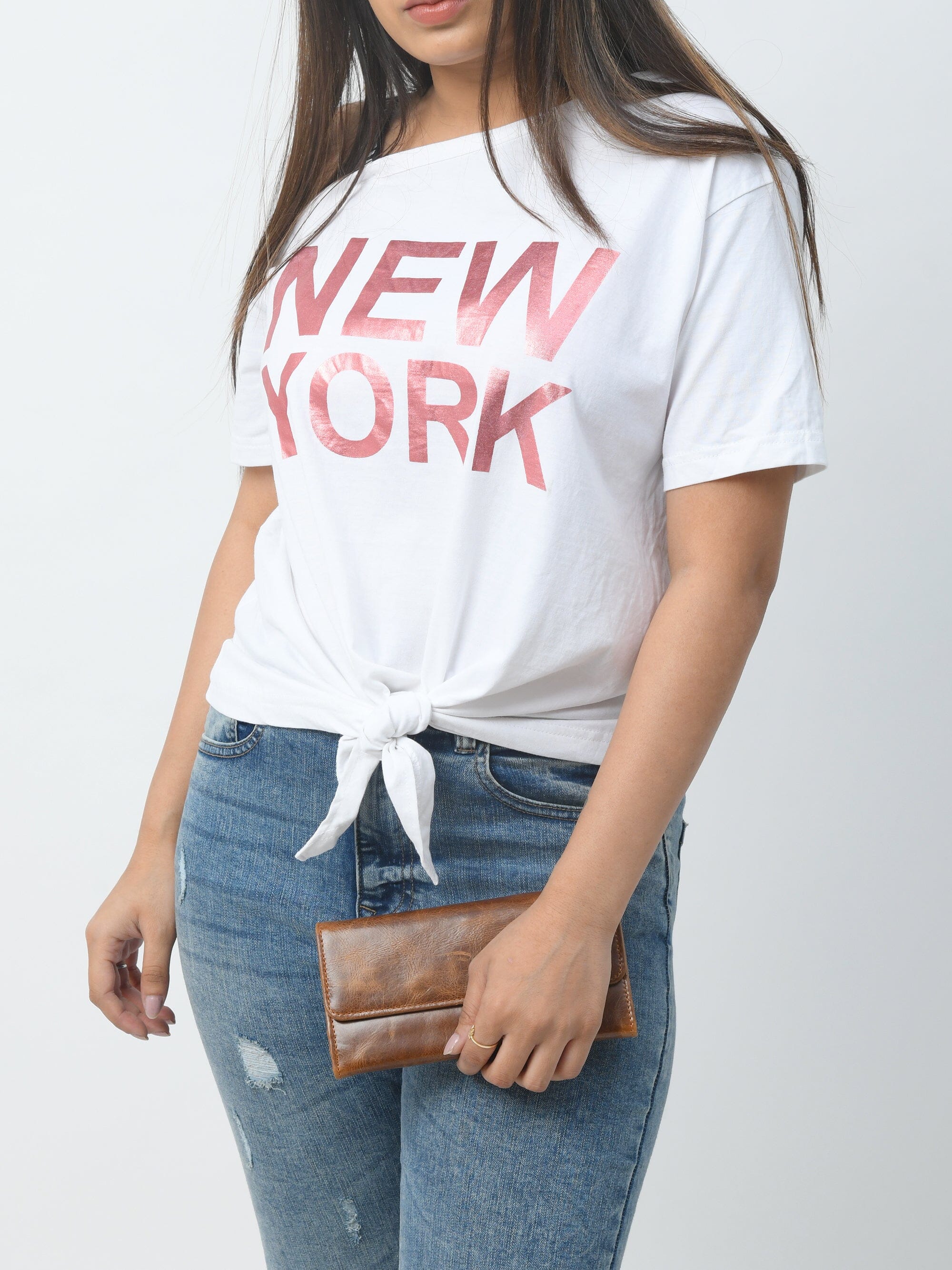 Classy Leather Bags Ellison Women's Wallet- Tan Brown SpadezStore