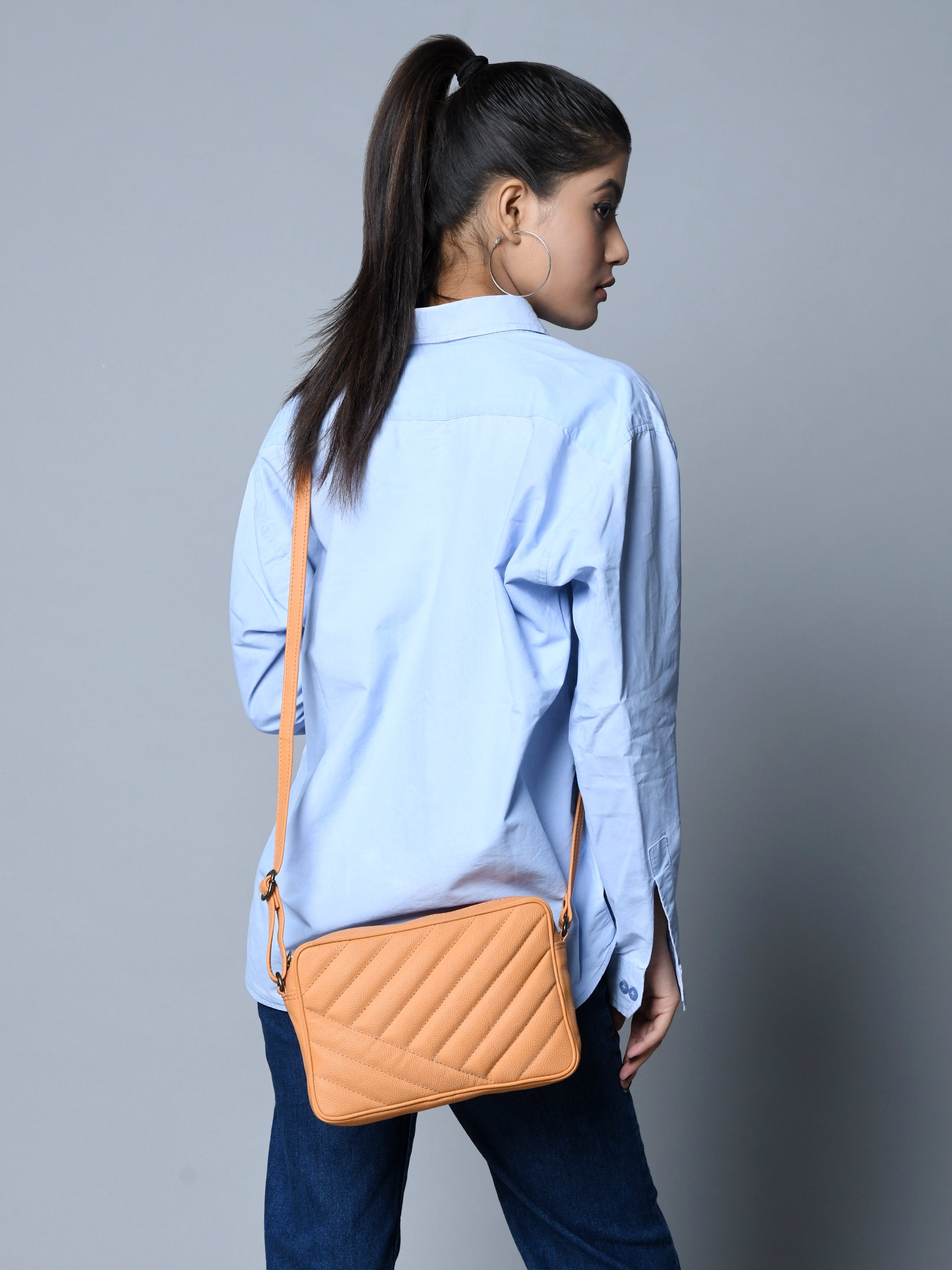 Classy Leather Bags Mini Cute Quilted Crossbody Bag SpadezStore